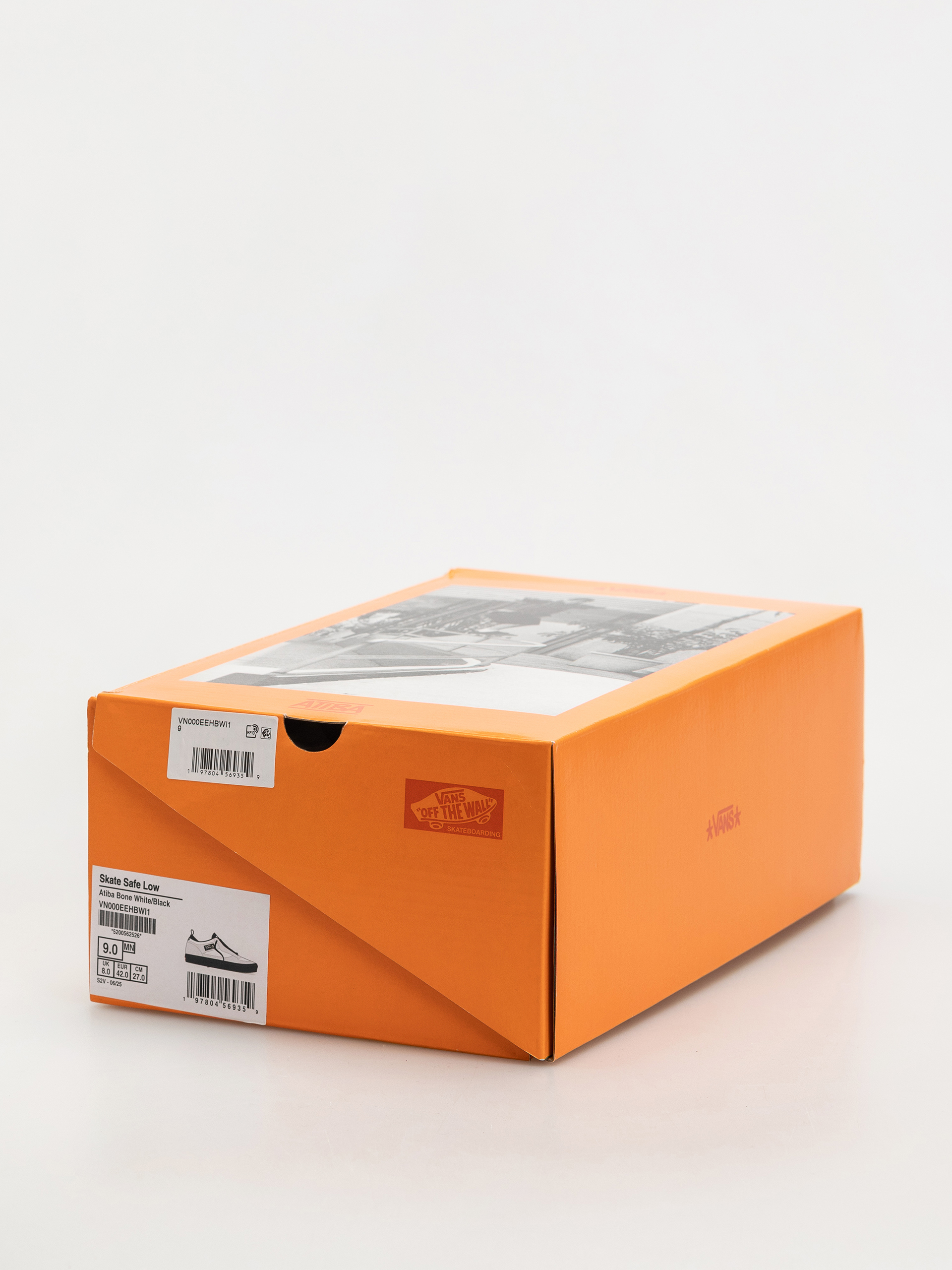 Pantofi Vans Skate Safe Low (atiba bone white/black)