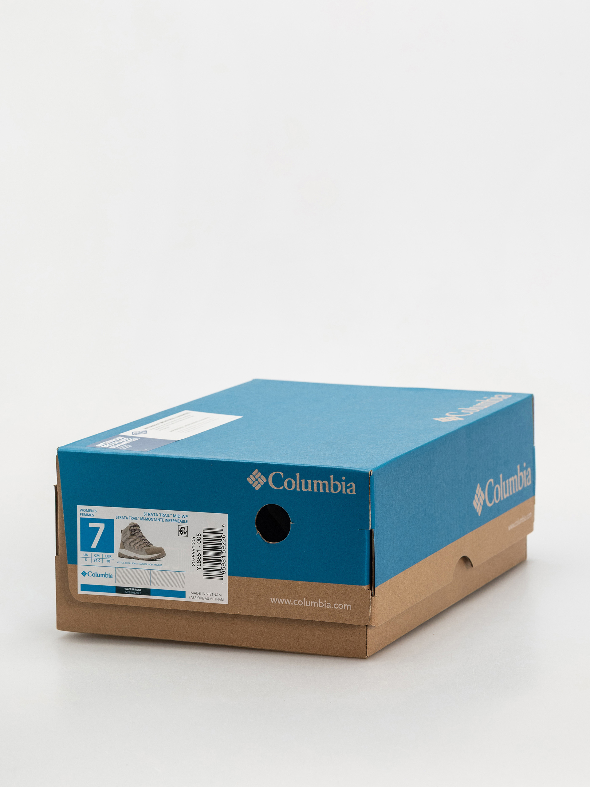 Pantofi Columbia Strata Trail Mid WP Wmn (kettle/blush rose)