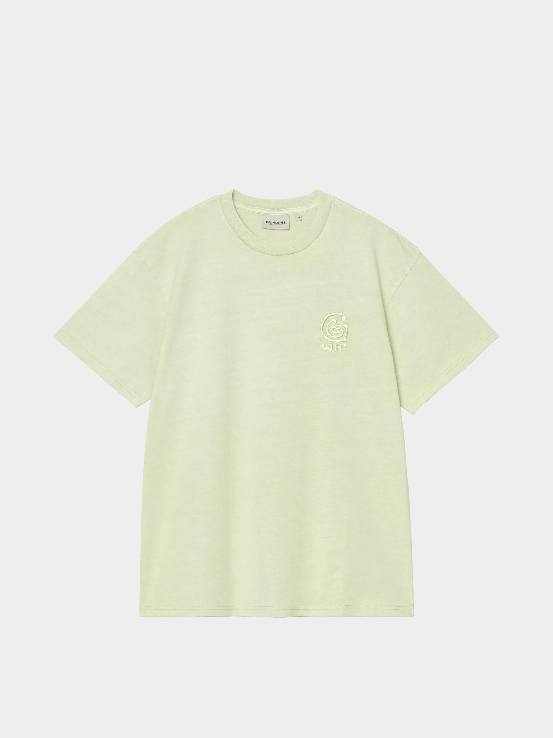 Tricou Carhartt WIP Helix Redux (pale olive/garment dyed)