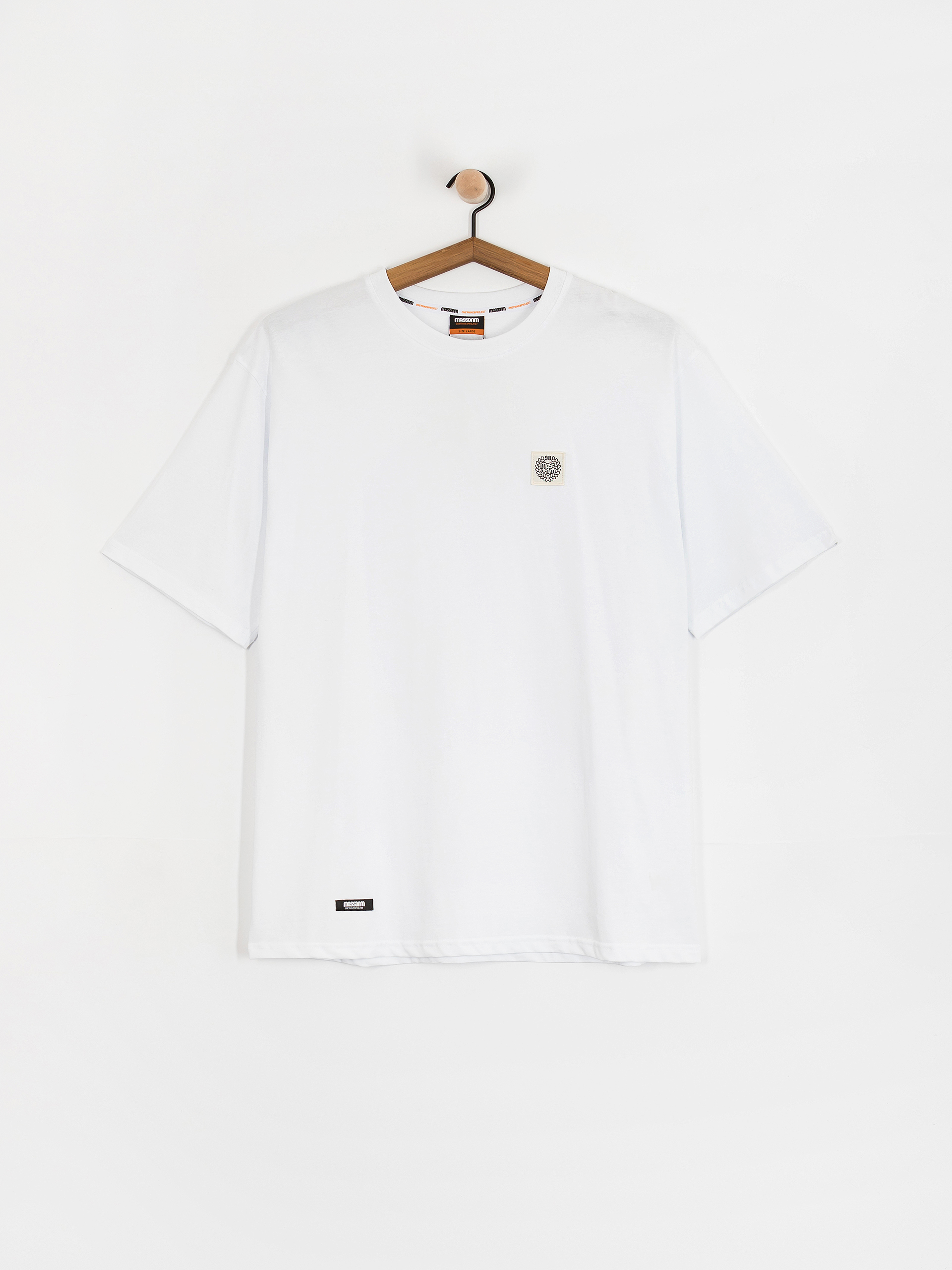 Tricou MassDnm Patch (white)
