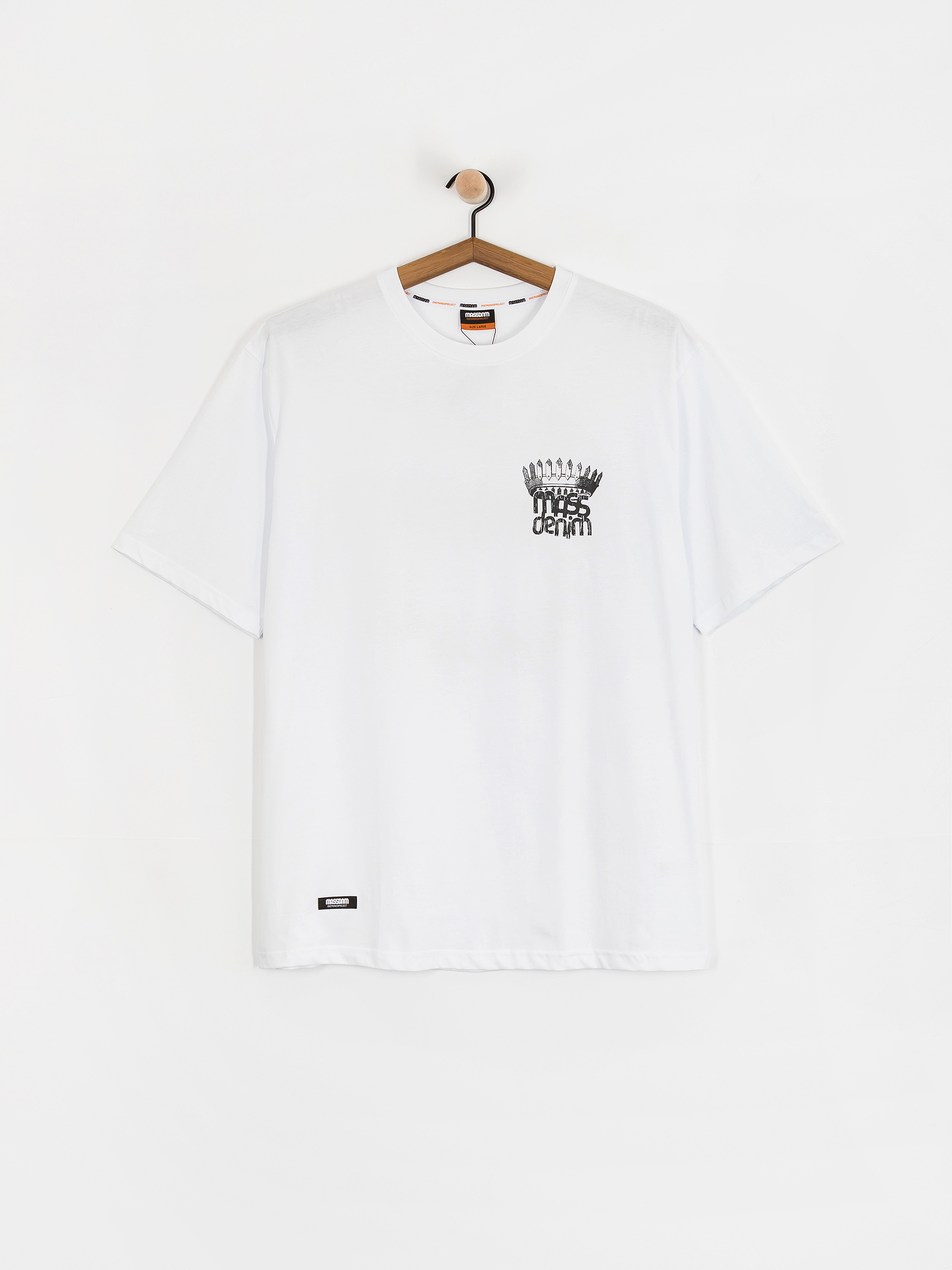 Tricou MassDnm Crown (white)