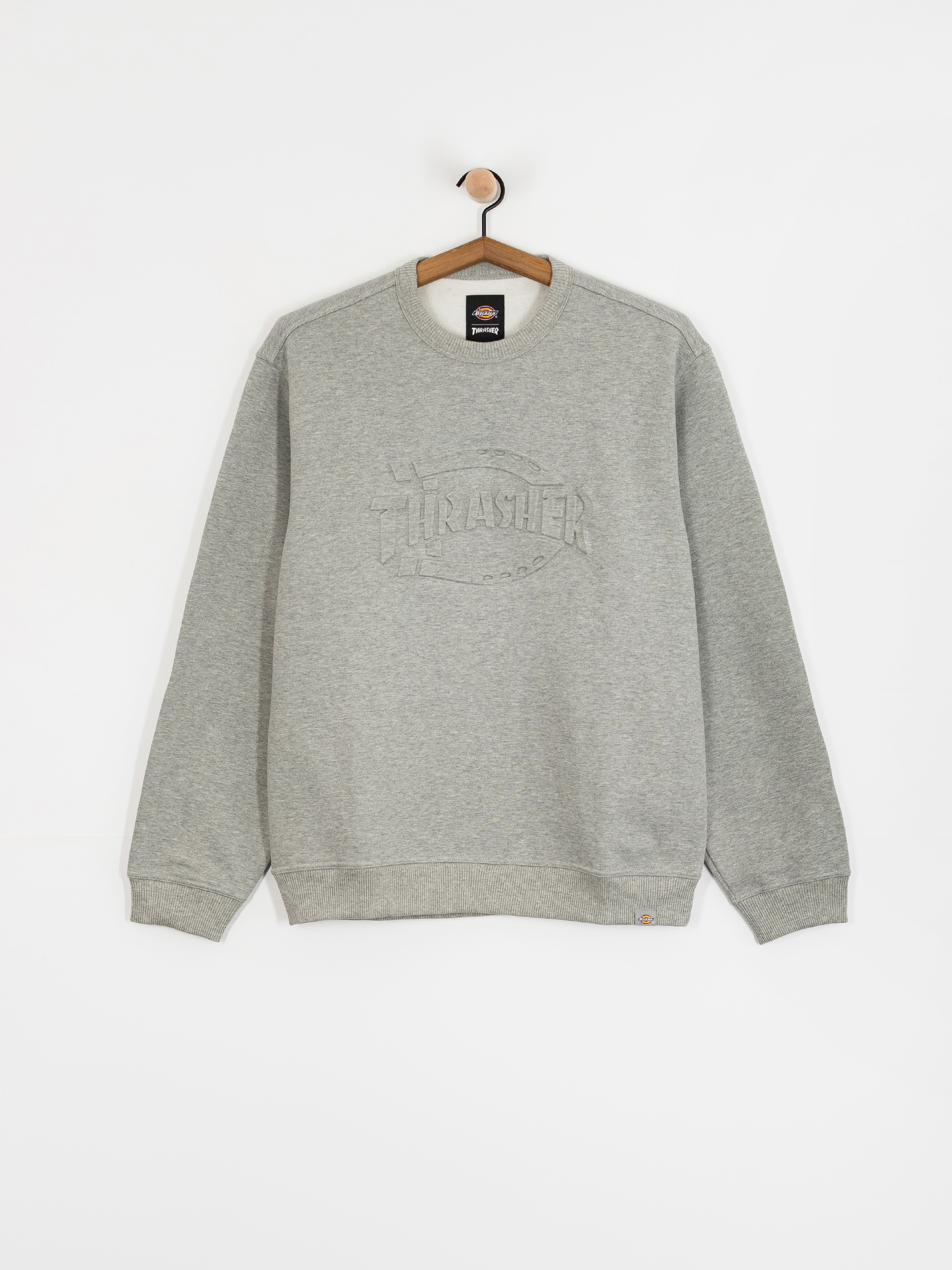 Hanorac Dickies x Thrasher Sweatshirt (grey melange)