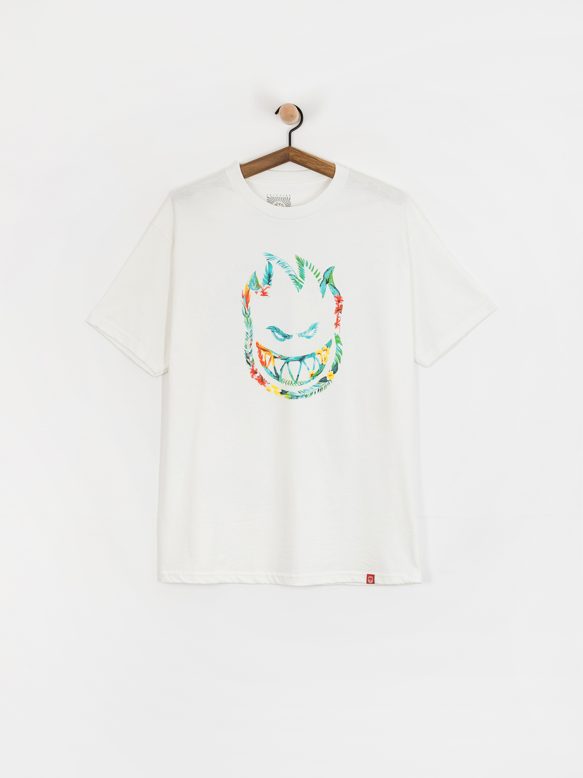 Tricou Spitfire Floral Bighead (white w/multi color print)