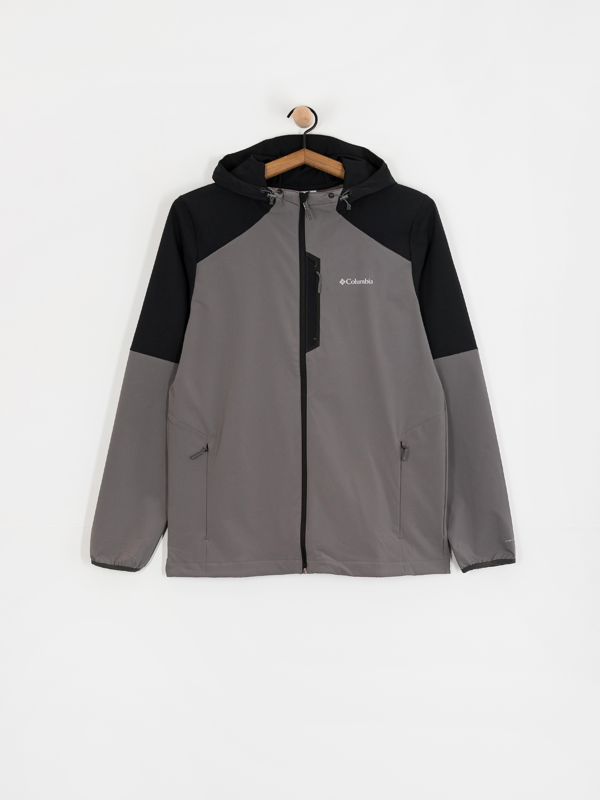 Geacă Columbia Tech Softshell HD (city grey/black)