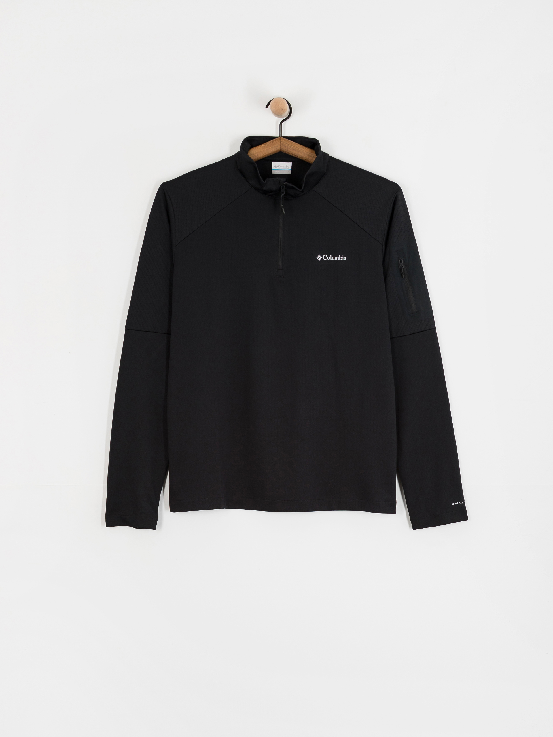 Hanorac din fleece Columbia Tech Knit 1/4 Zip (black)