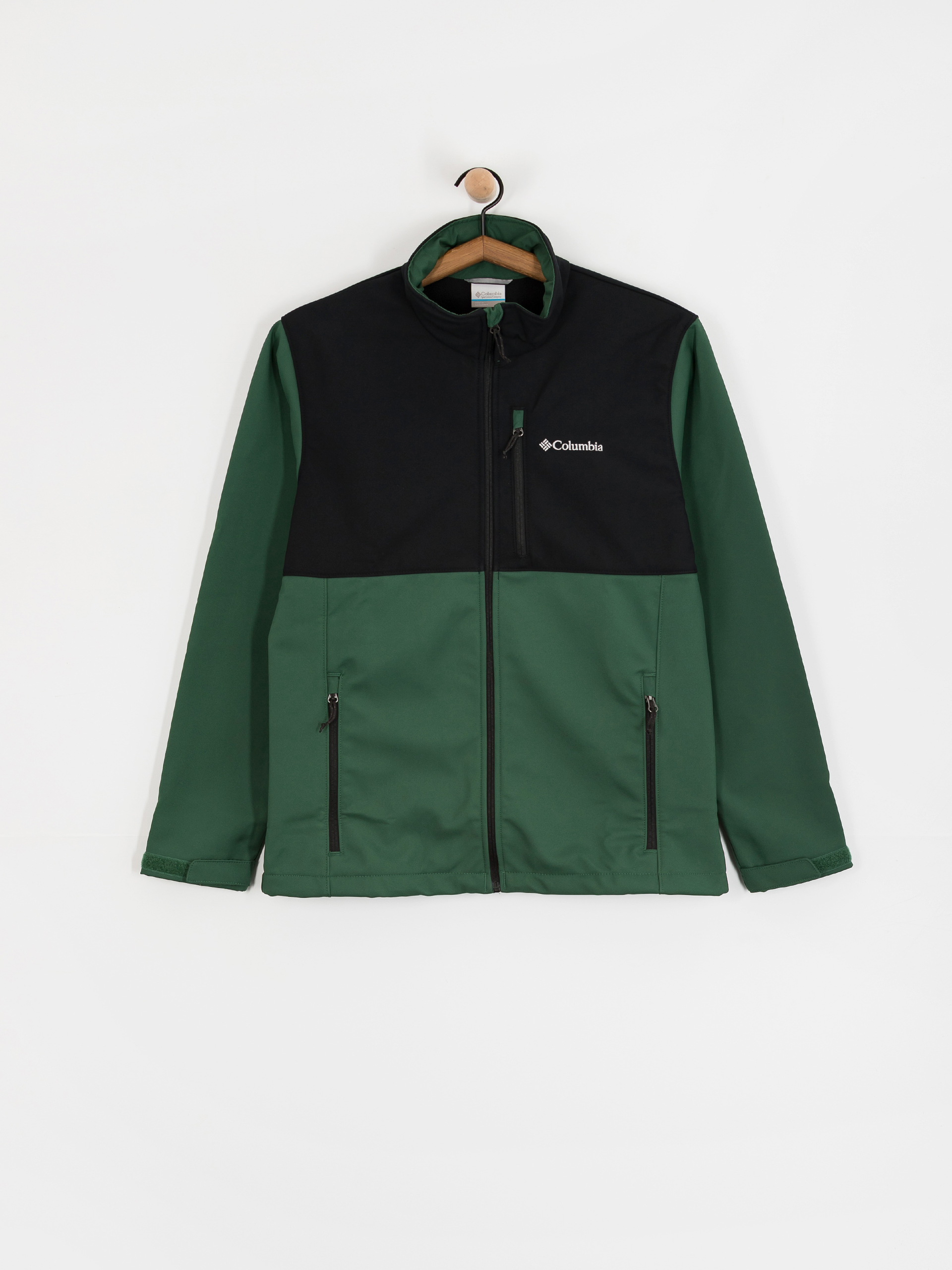 Geacă Columbia Ascender Softshell (rain forest/black)