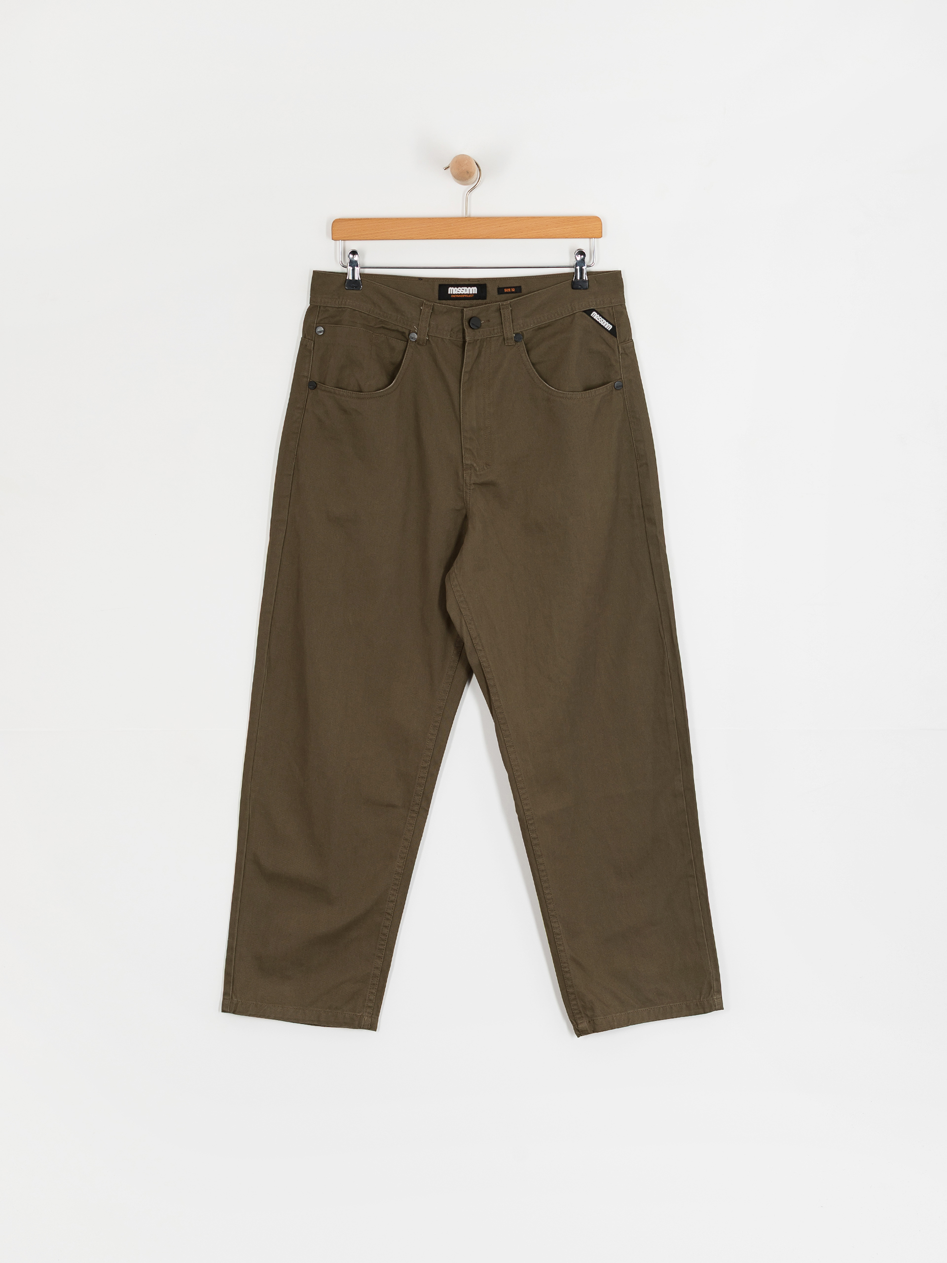 Pantaloni MassDnm Slang (olive)