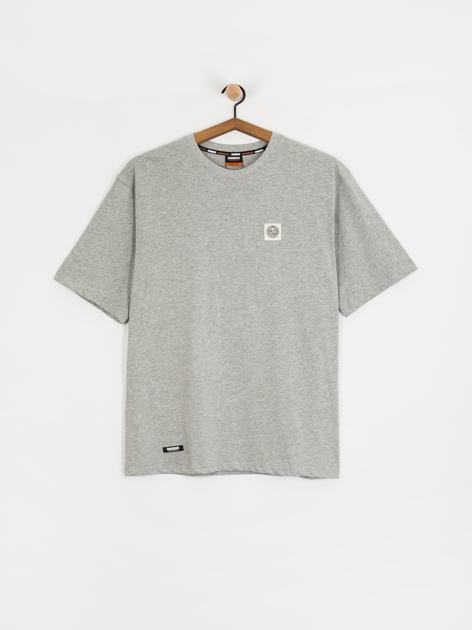 Tricou MassDnm Patch (light heather grey)