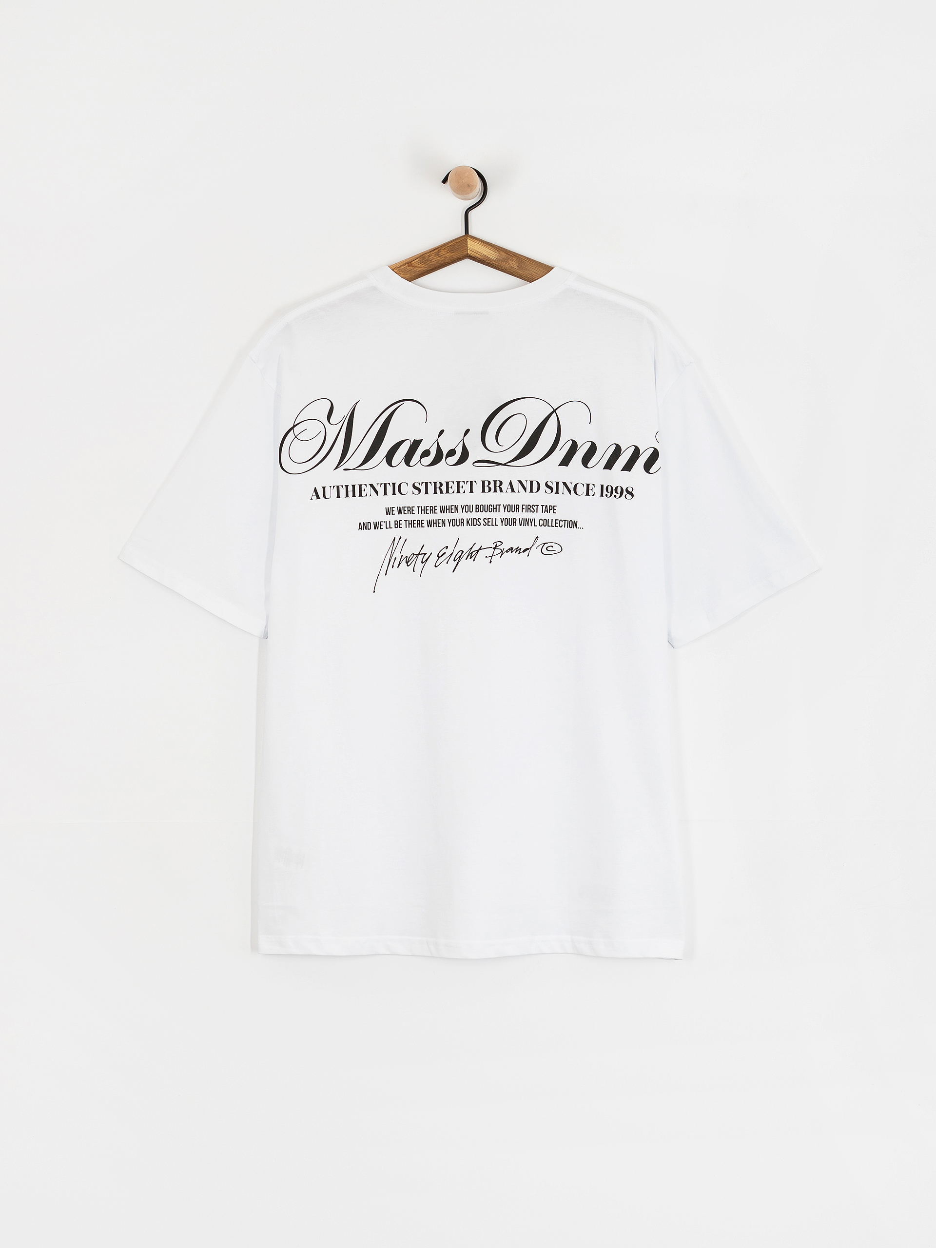 Tricou MassDnm Authentic (white)