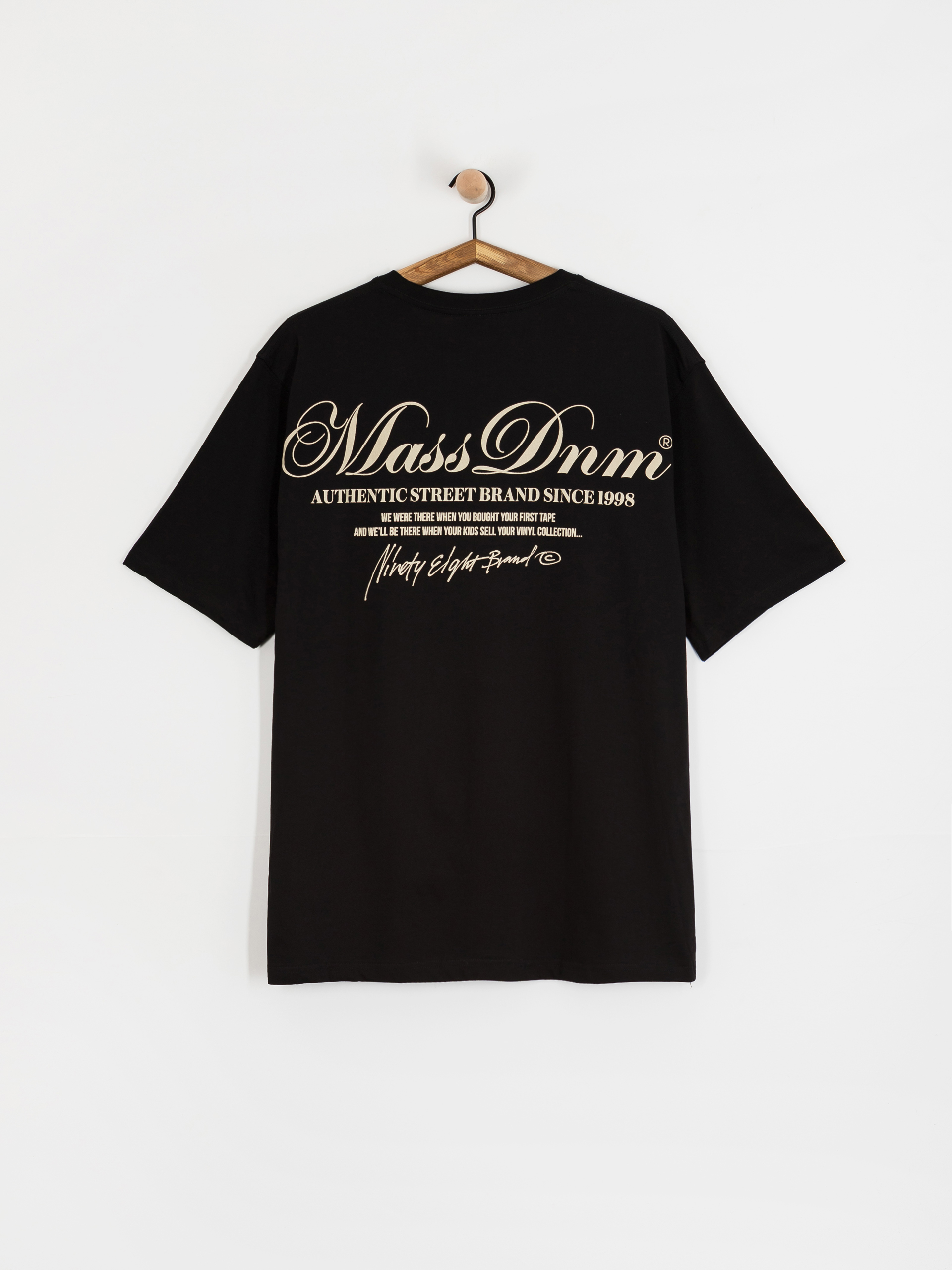 Tricou MassDnm Authentic (black)