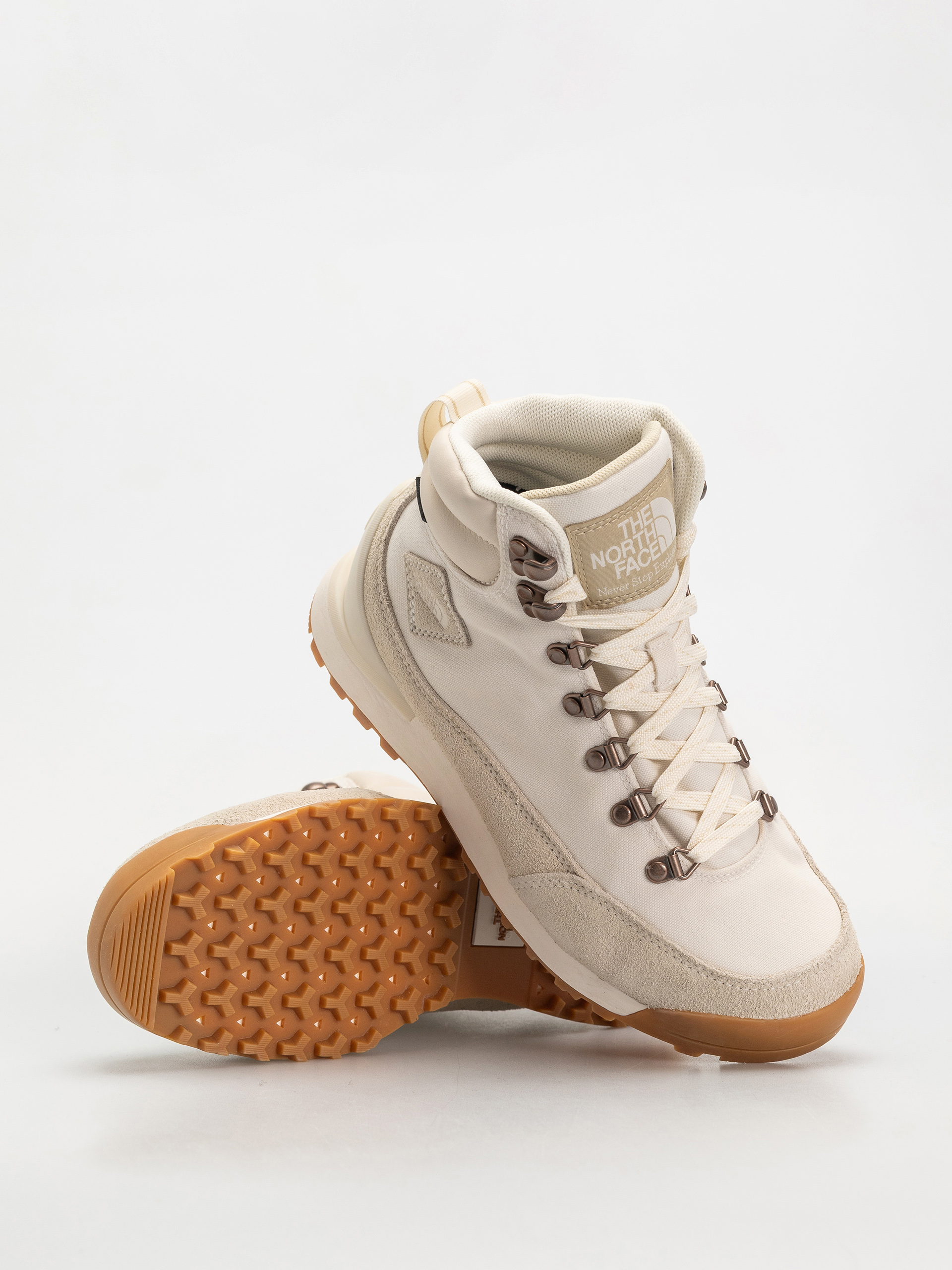 Pantofi The North Face Back To Berkeley Iv Textile Wp Wmn (white dune/white dune)
