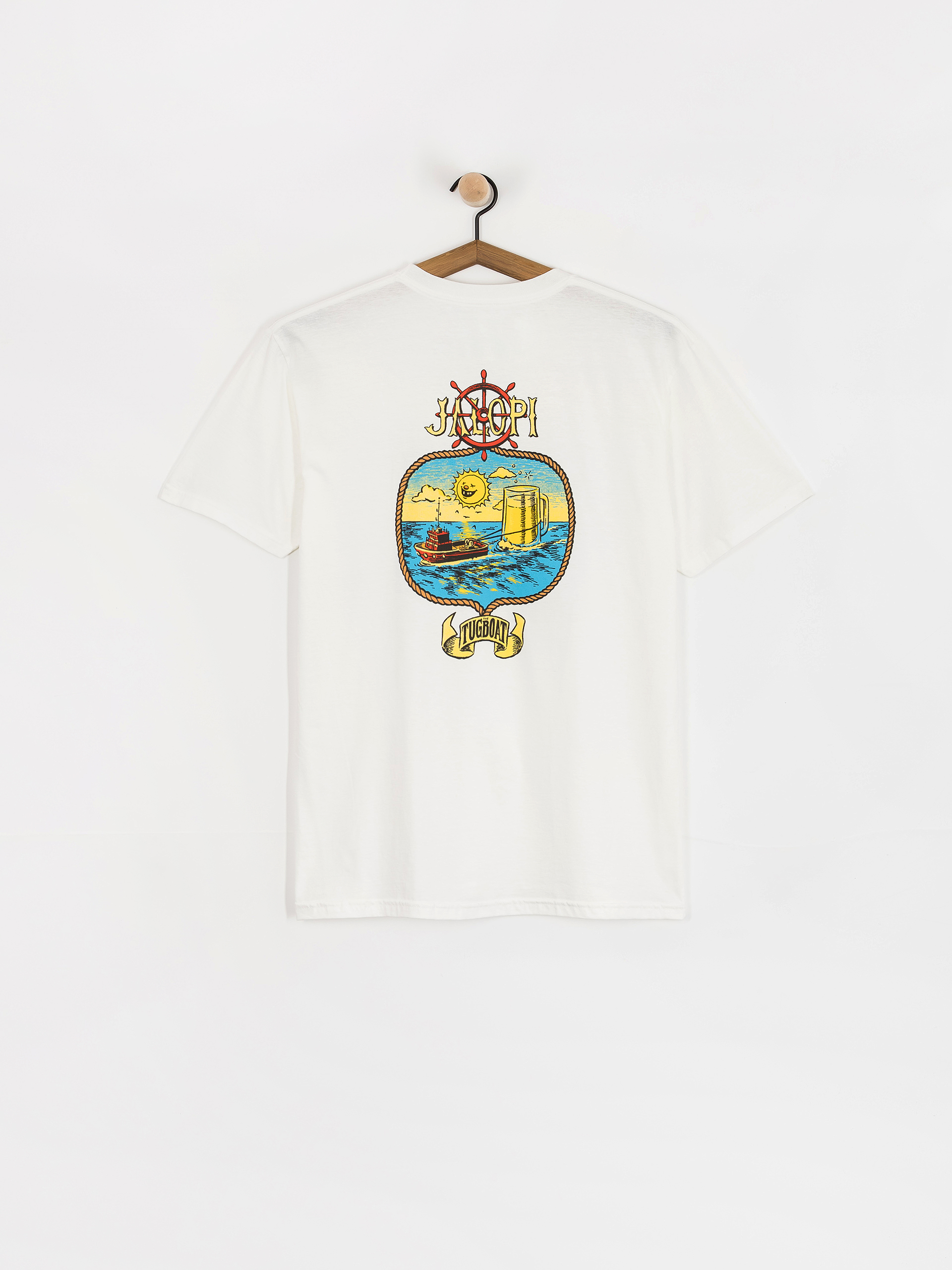 Tricou Antihero Jalopi Tugboat (white)