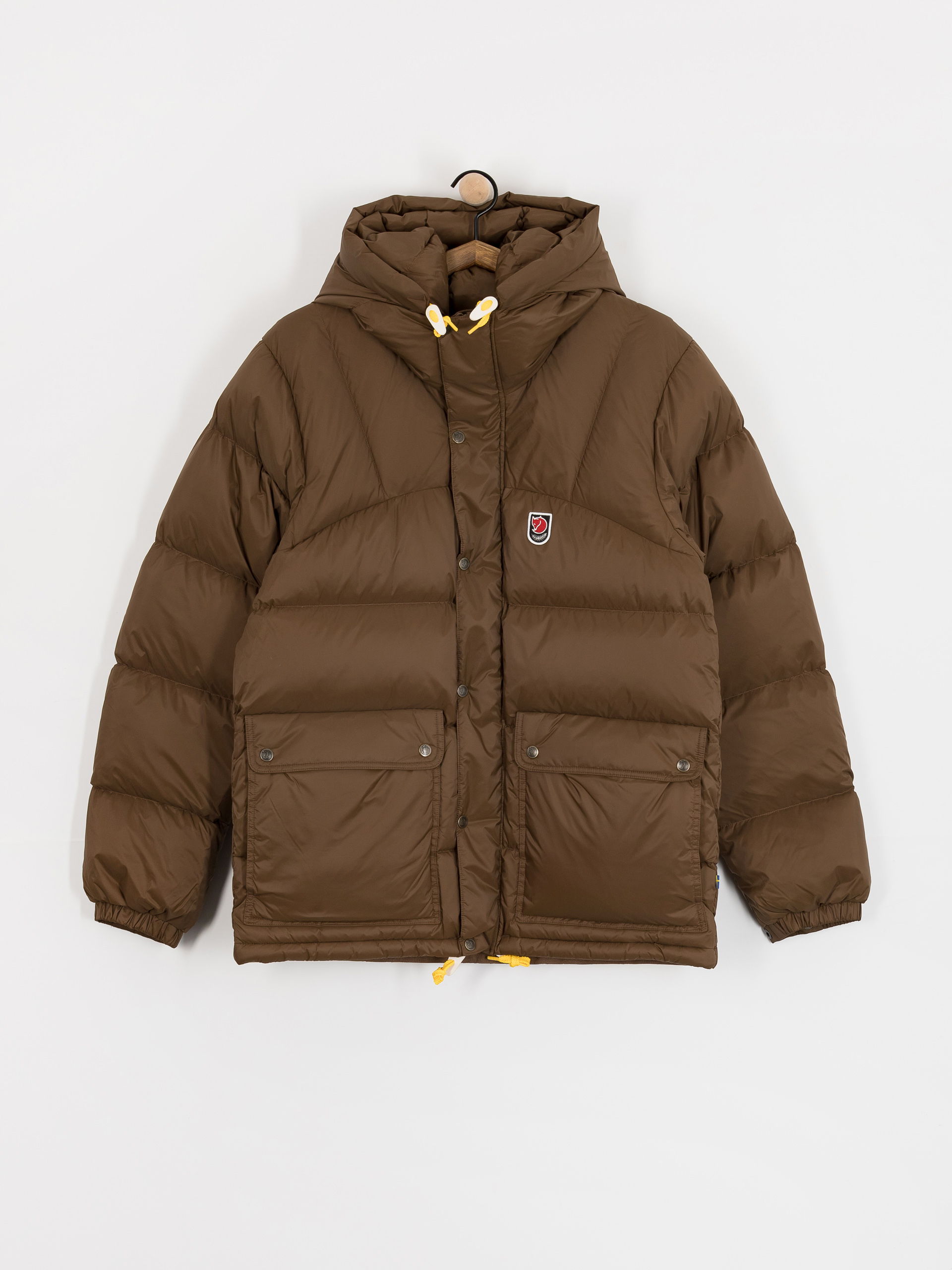Geacă Fjallraven Expedition Down Lite - maro (dark oak)