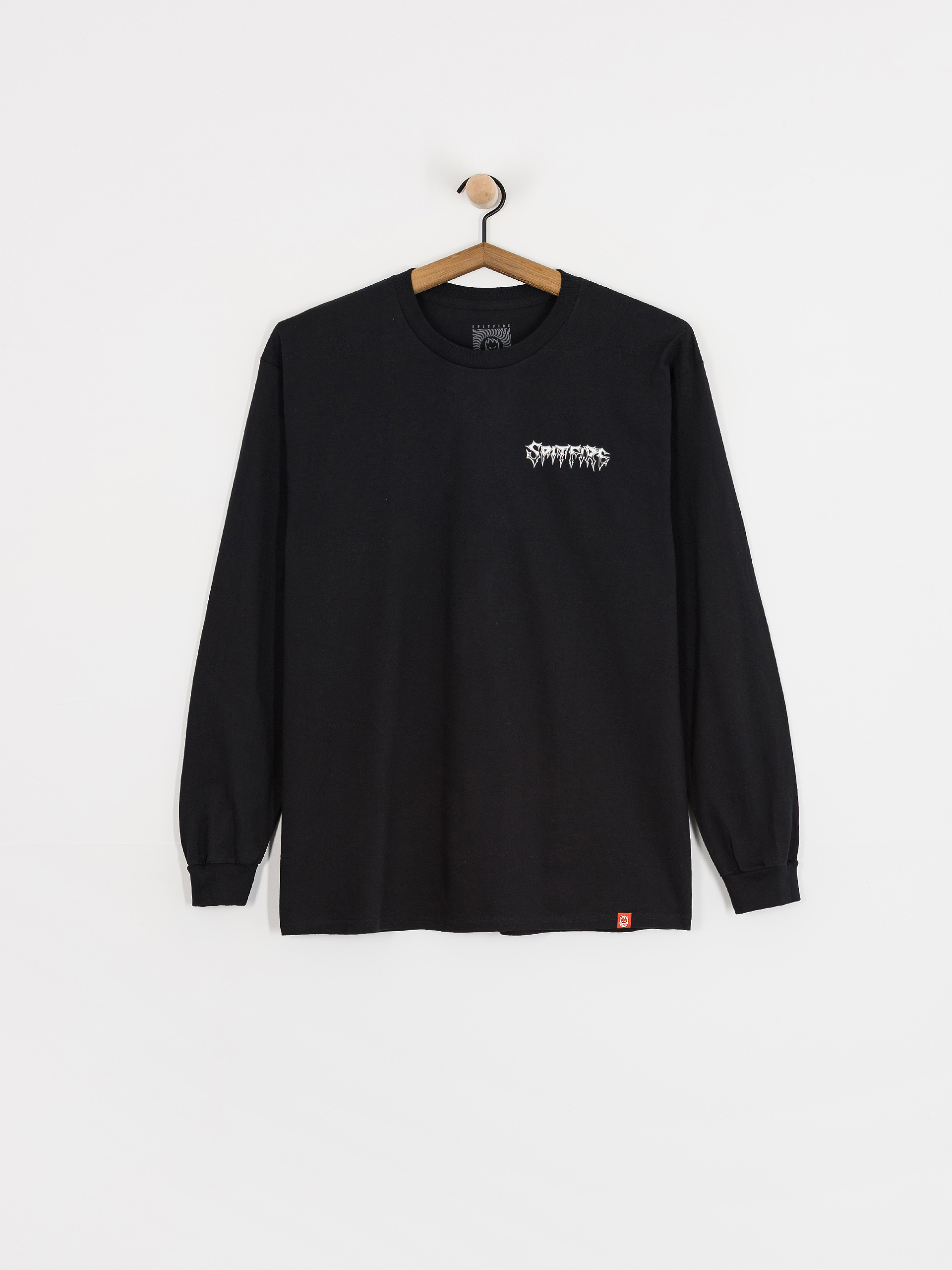 Longsleeve Spitfire Batwing Classic (black w/white prints)