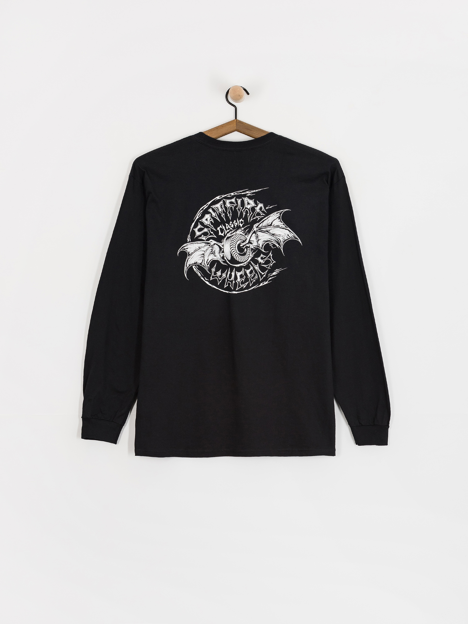 Longsleeve Spitfire Batwing Classic (black w/white prints)