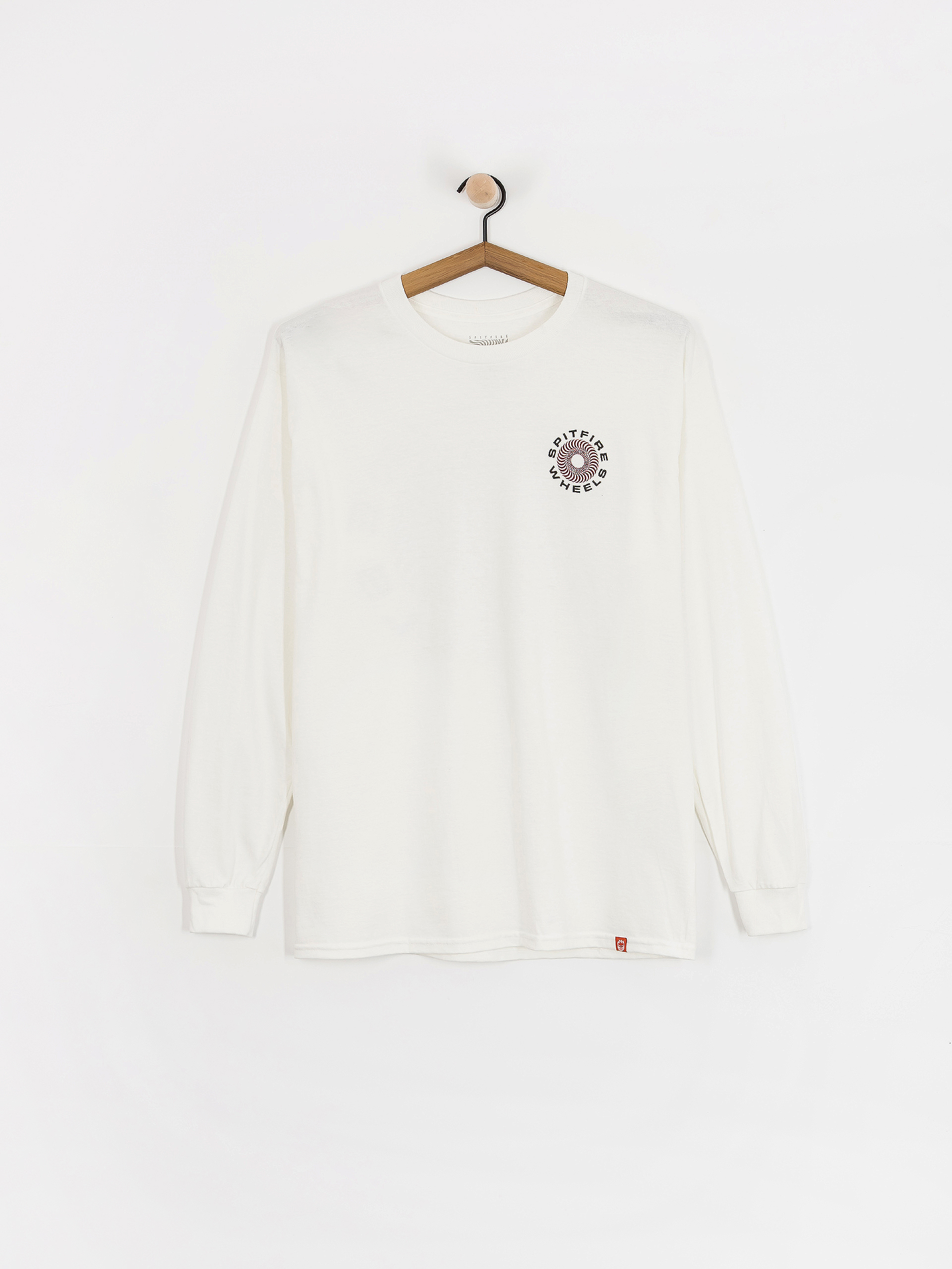 Longsleeve Spitfire Classic 87 Swirl Fade Fill (white w/red&black fade prints)