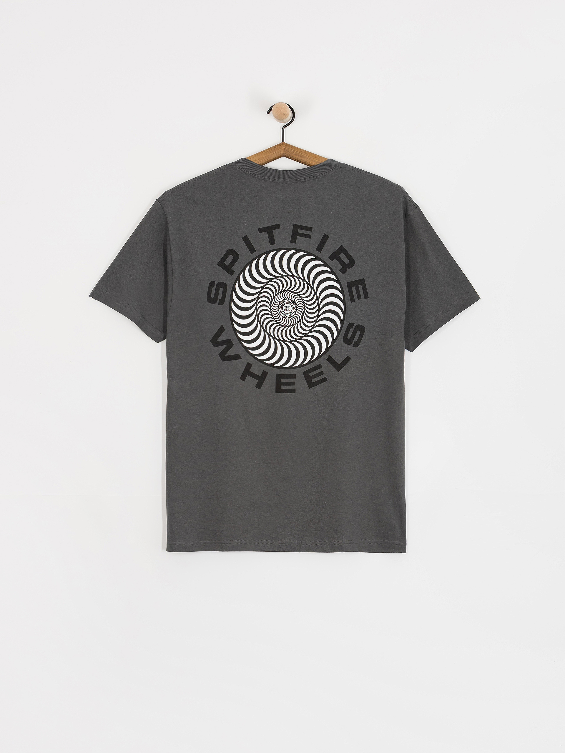 Tricou Spitfire Classic 87 Swirl Fill (charcoal solid w/black&white prints)