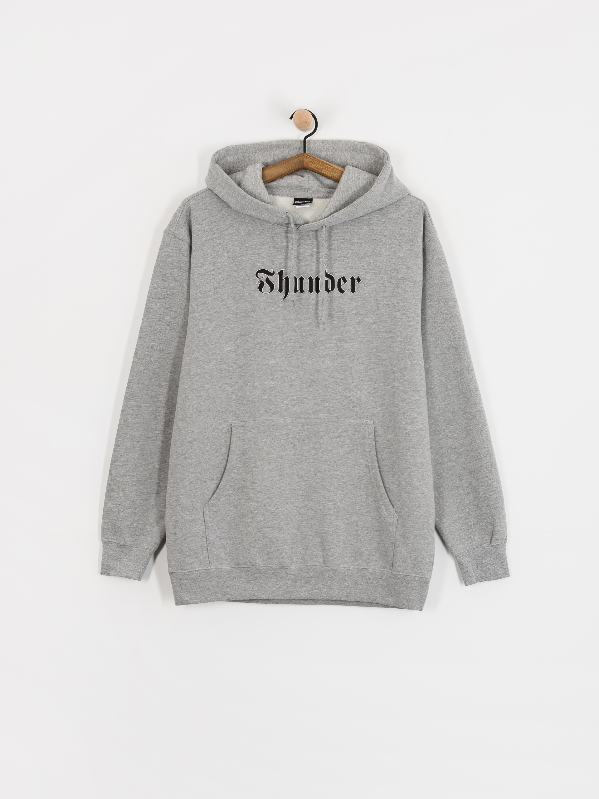Hanorac Thunder Script (heather grey w/black embroidery)
