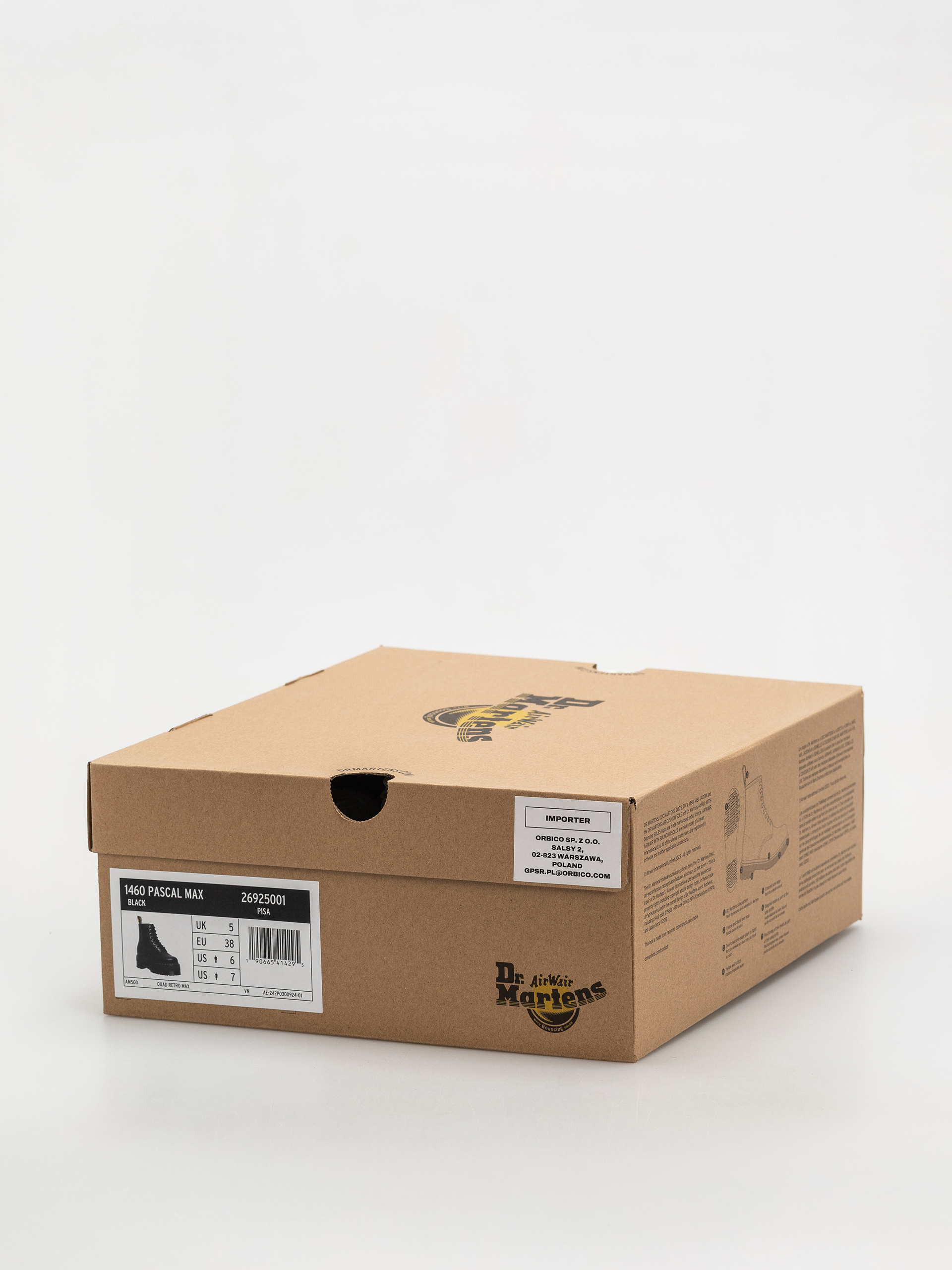 Pantofi Dr. Martens 1460 Pascal Max (black pisa)