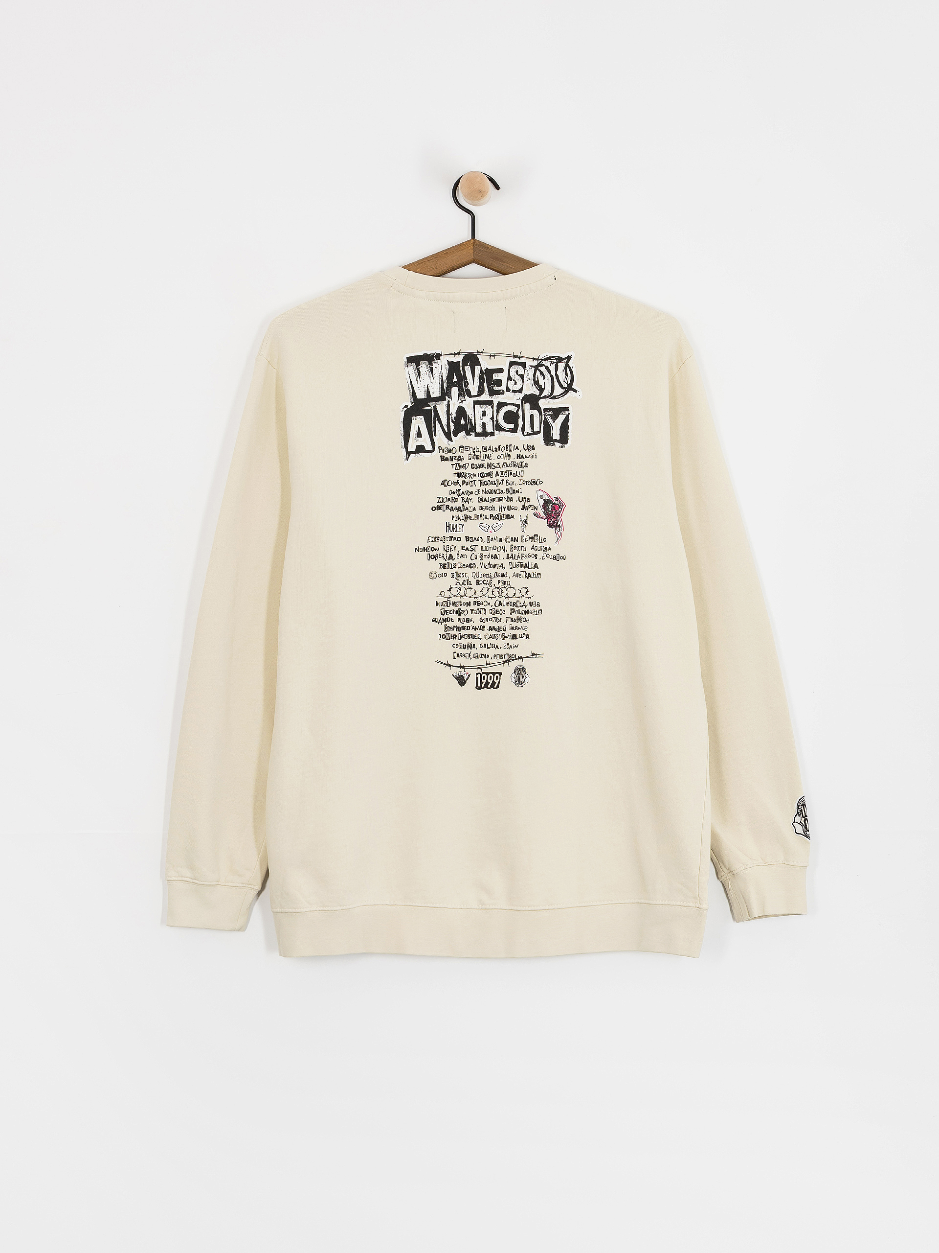 Hanorac Hurley Wave Anarchy (bone)