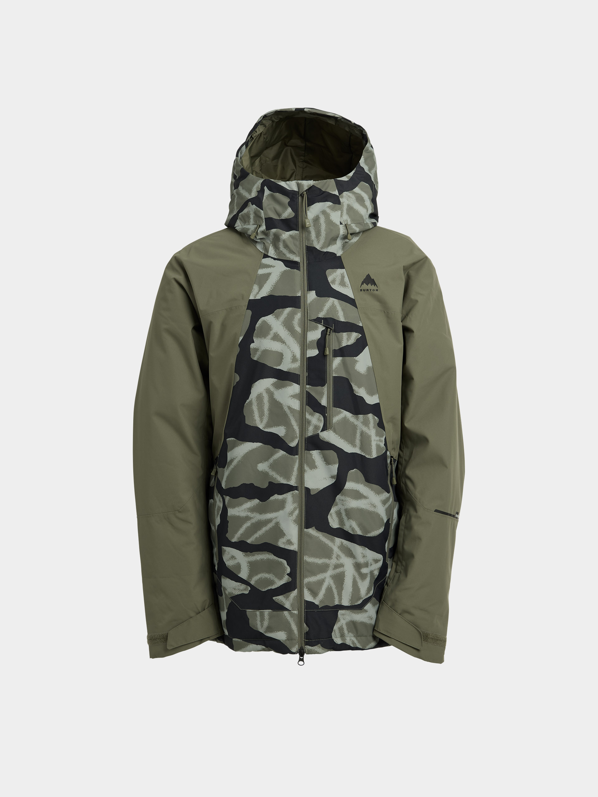 Pentru bărbați Geacă de snowboard Burton Reserve 2L Insulated (graffiti camo/forest moss)