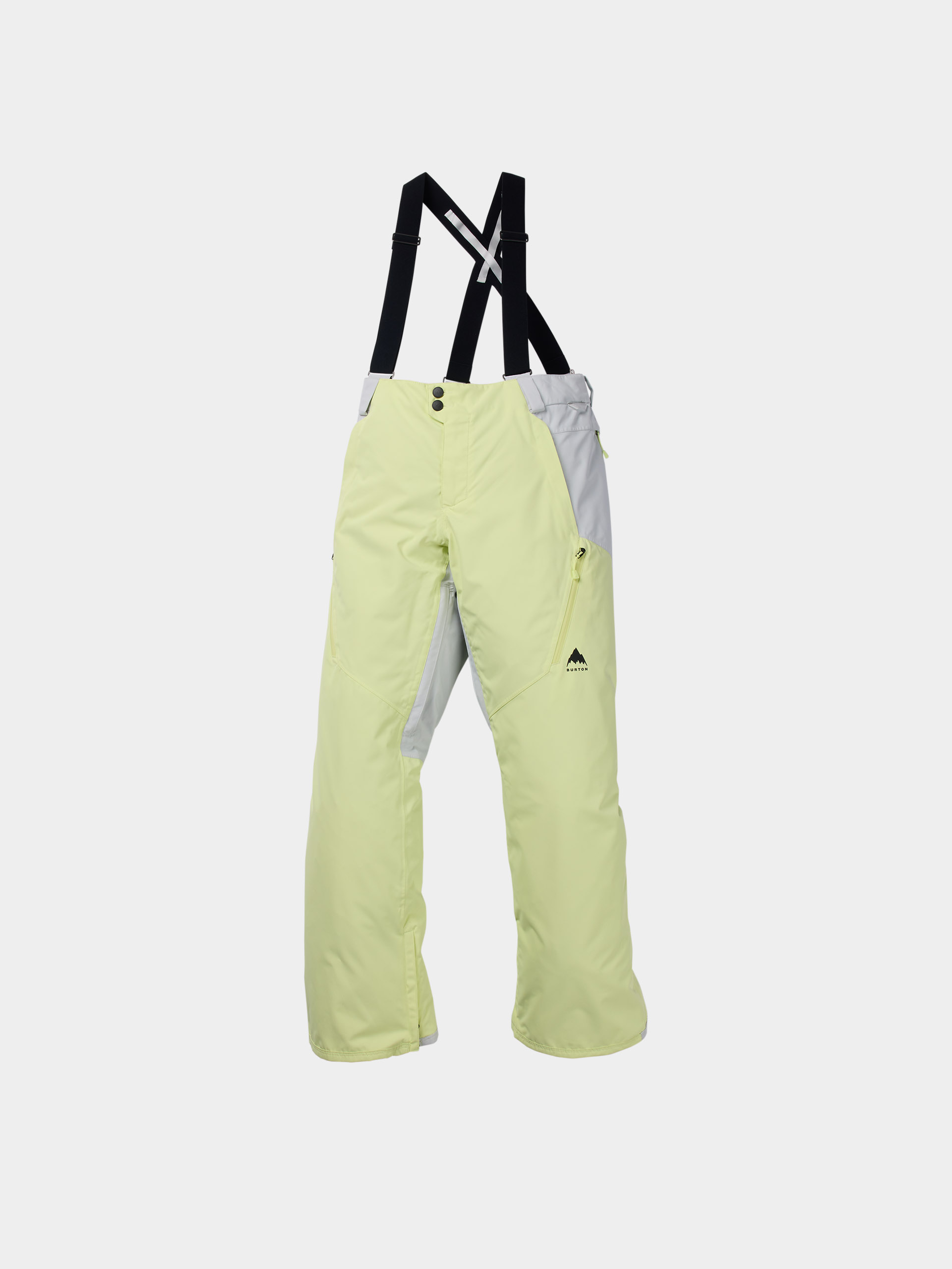Pantaloni pentru snowboard Burton Reserve 2L 3 In 1 Wmn (glow yellow green/gray cloud)