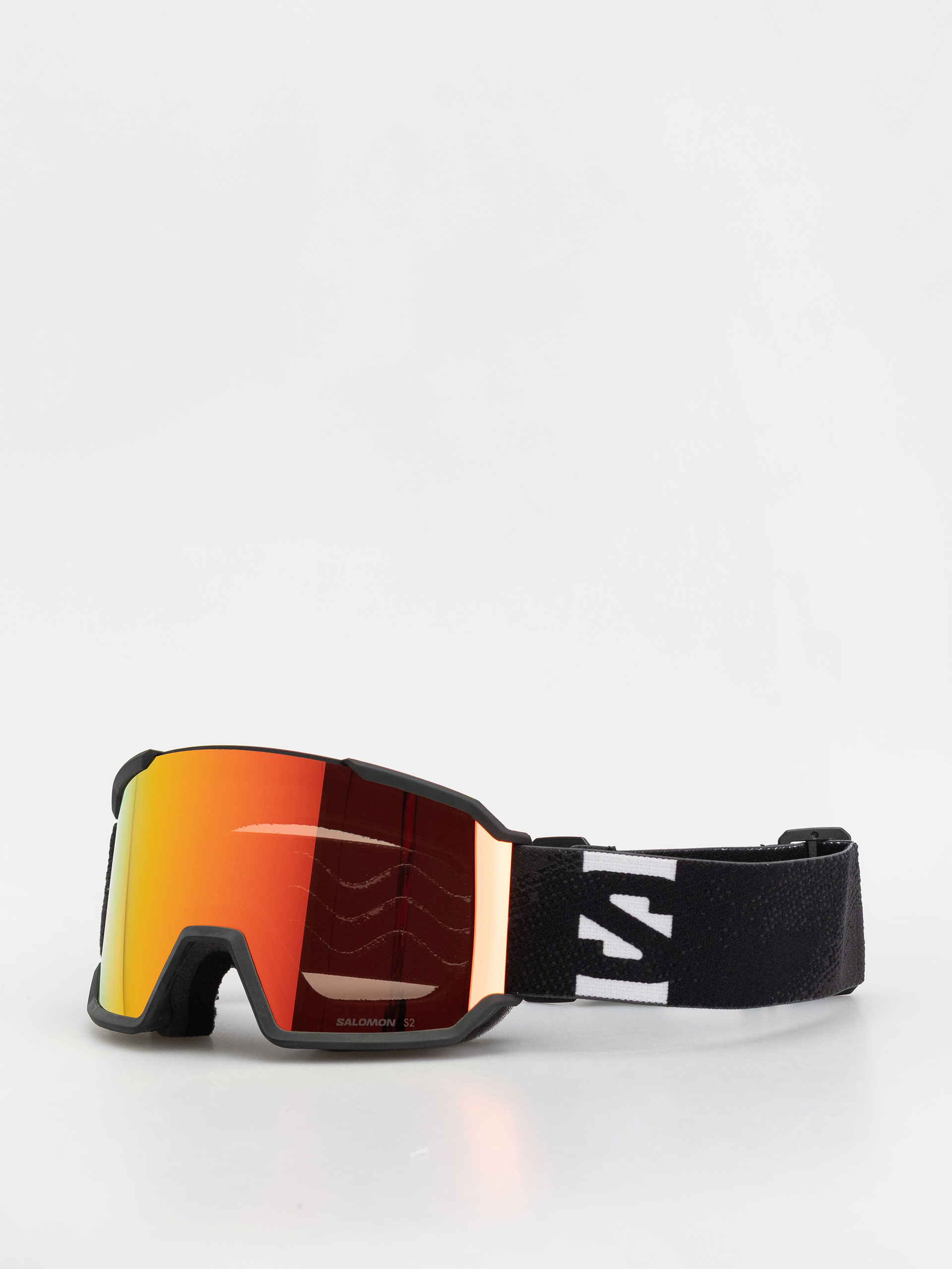 Ochelari pentru snowboard Salomon S/View 3 (black/mid red)