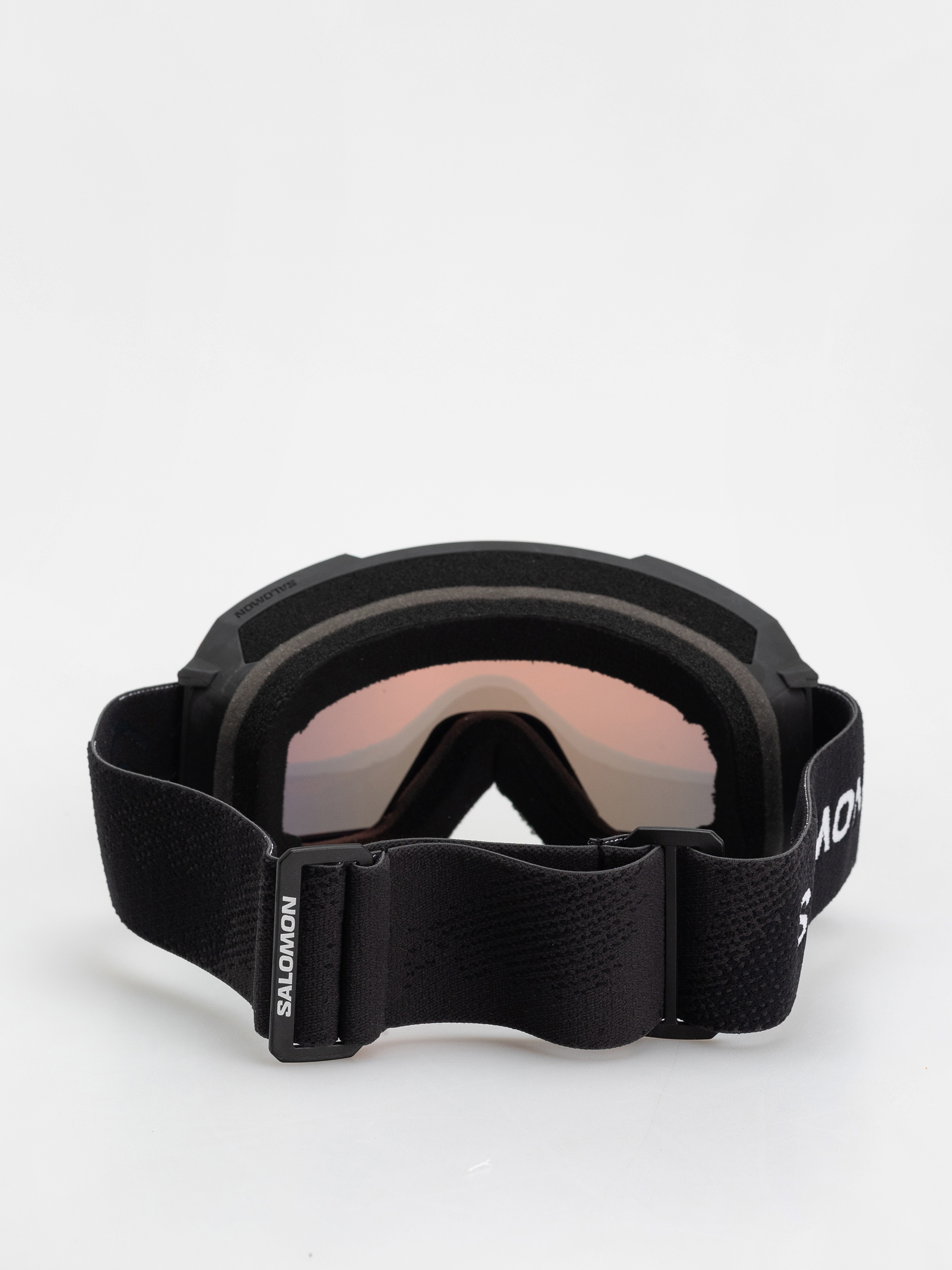 Ochelari pentru snowboard Salomon S/View 3 (black/mid red)