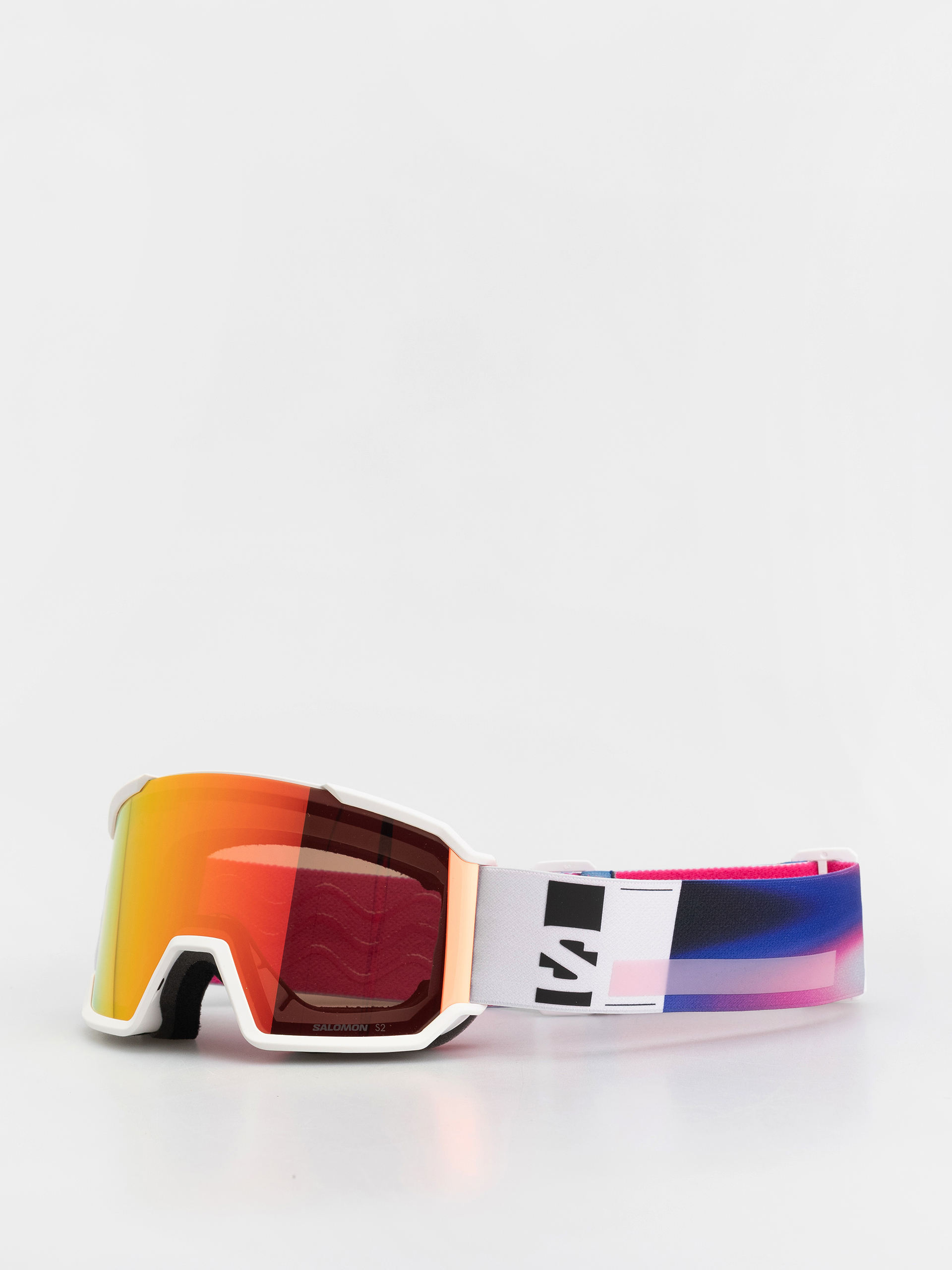 Ochelari pentru snowboard Salomon S/View 3 (white addikt/mid red)
