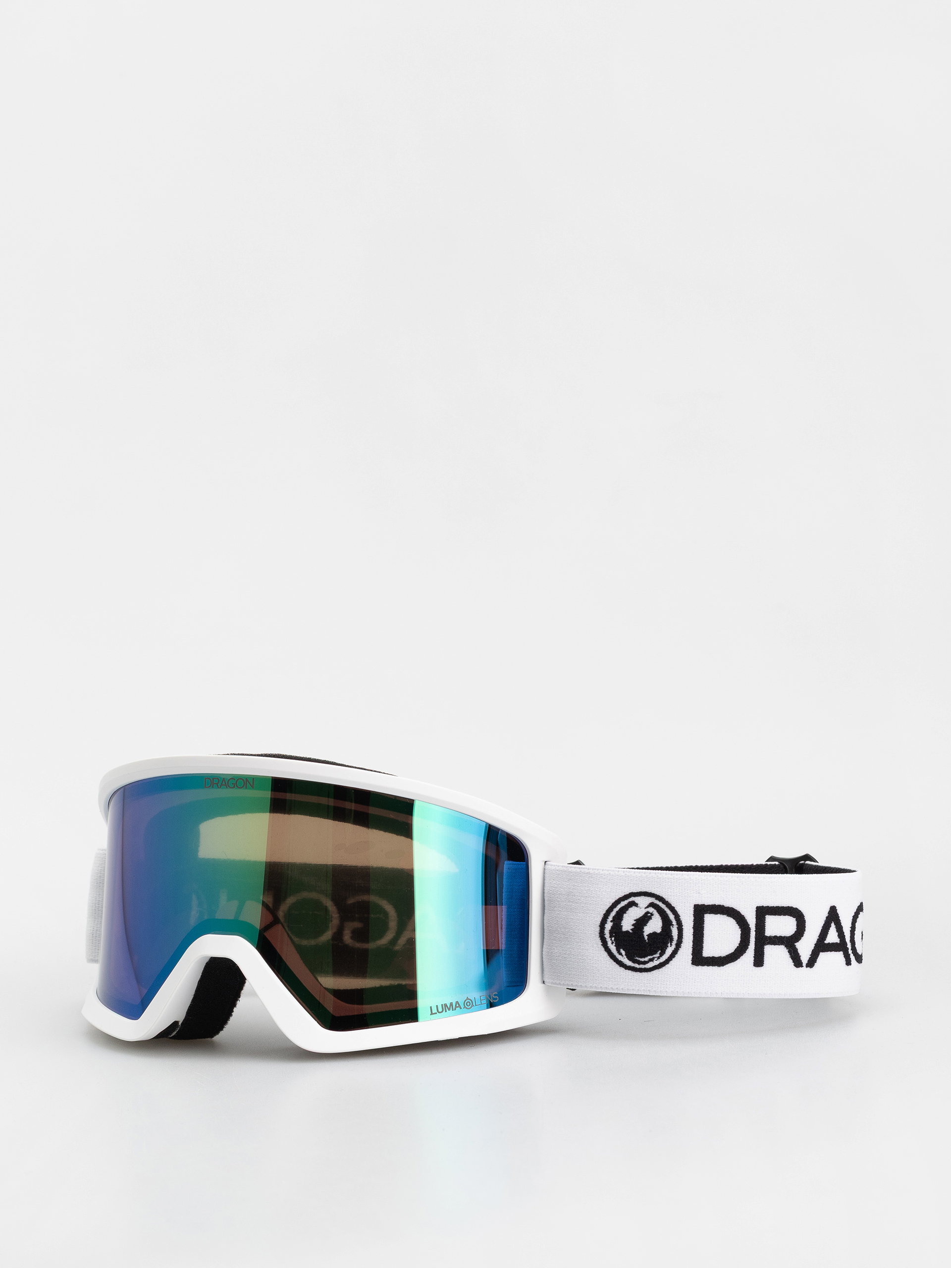 Ochelari pentru snowboard Dragon DX3 OTG (white/lumalens green ion)