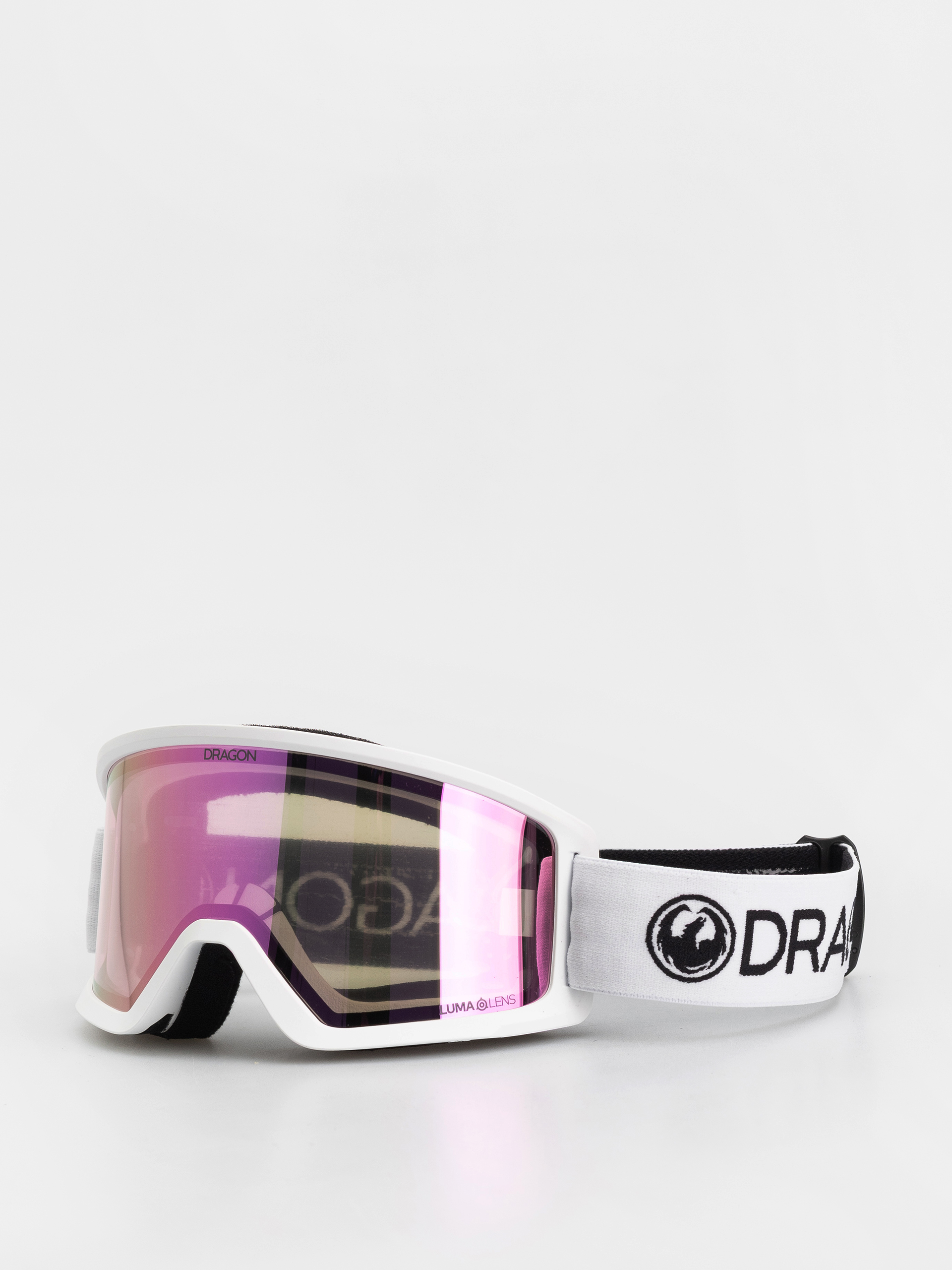 Ochelari pentru snowboard Dragon DX3 OTG (white/lumalens pink ion)