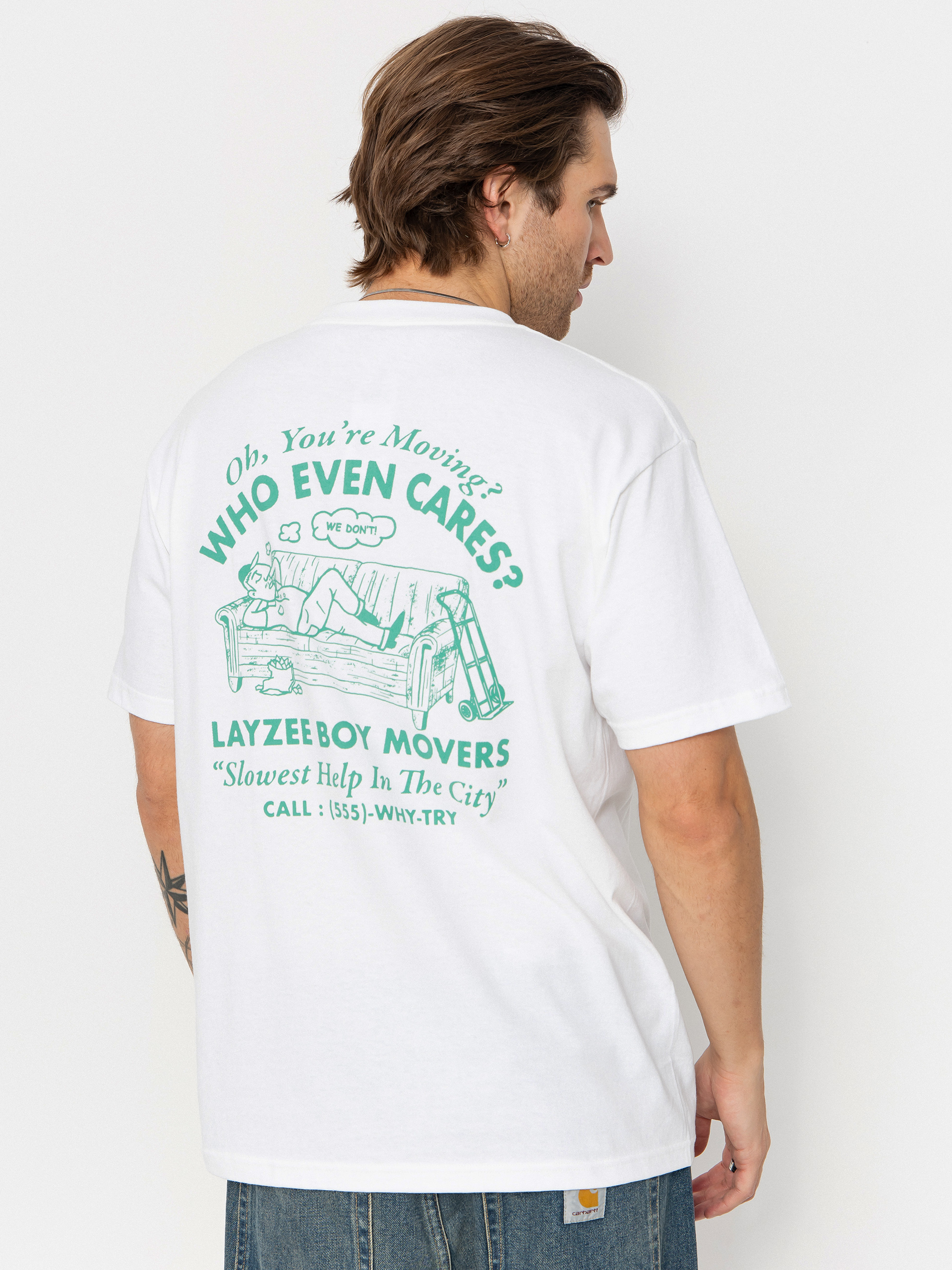 Tricou Vans Moving Co (white)