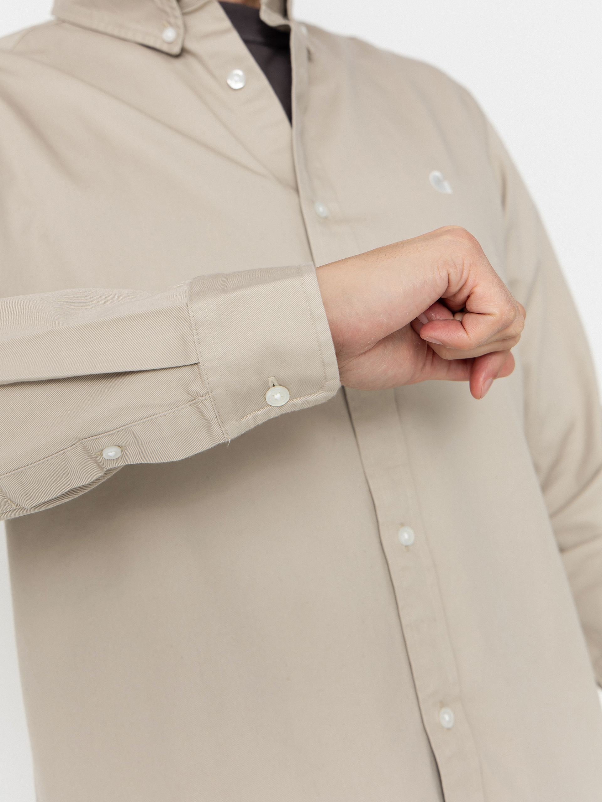 Cămașă Carhartt WIP Madison (fleur de sel/wax)