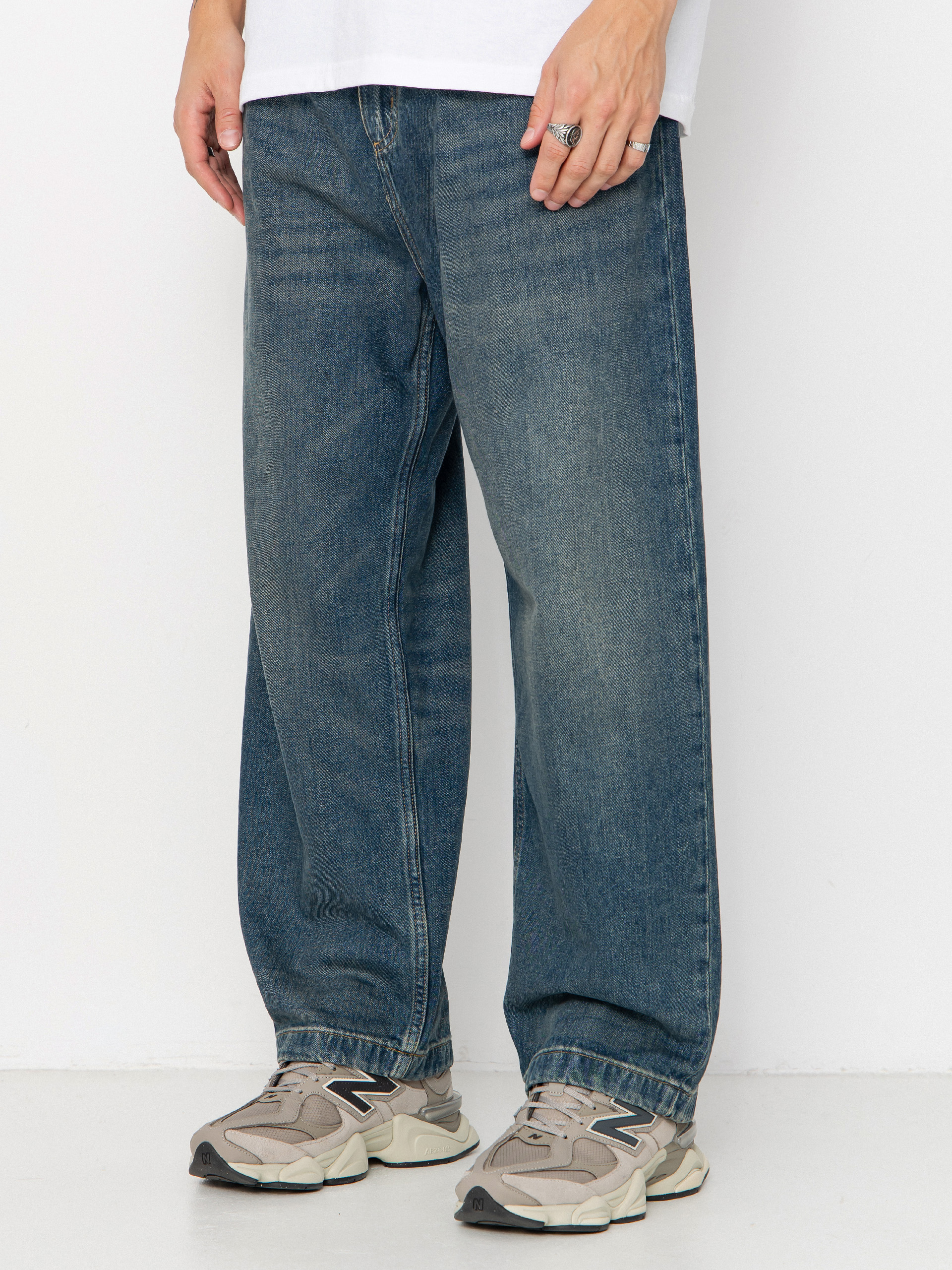 Pantaloni Carhartt WIP Brandon (blue/worn used wash)