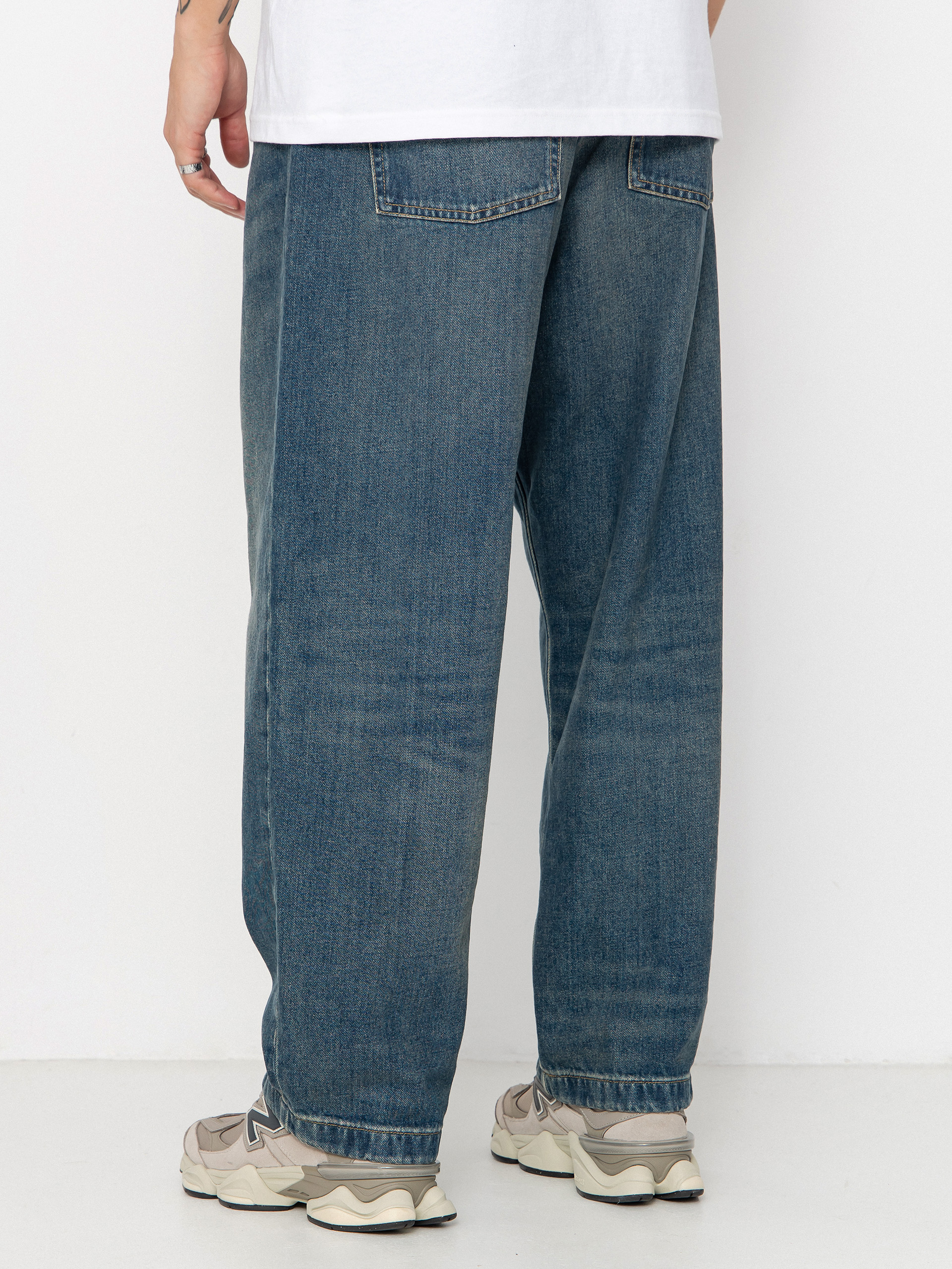 Pantaloni Carhartt WIP Brandon (blue/worn used wash)
