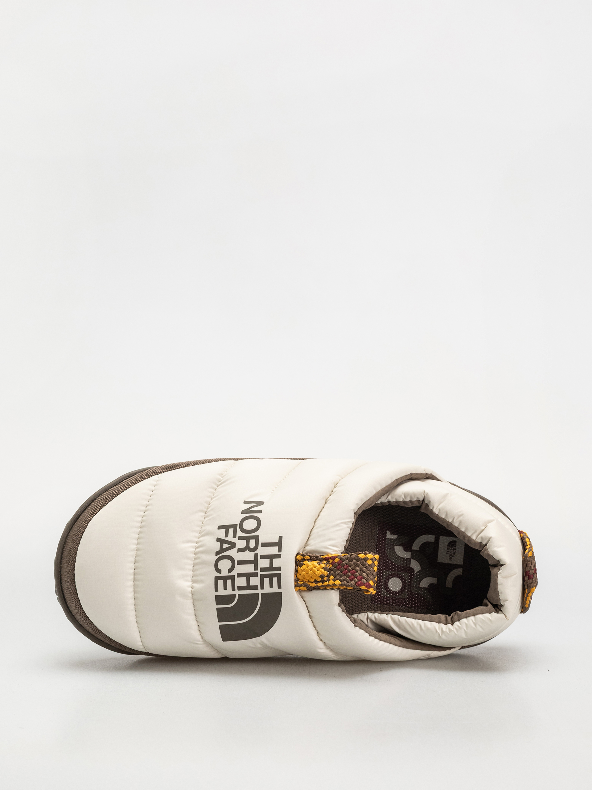 Pantofi The North Face Nuptse Mule Wmn (white dune/mocha brown)
