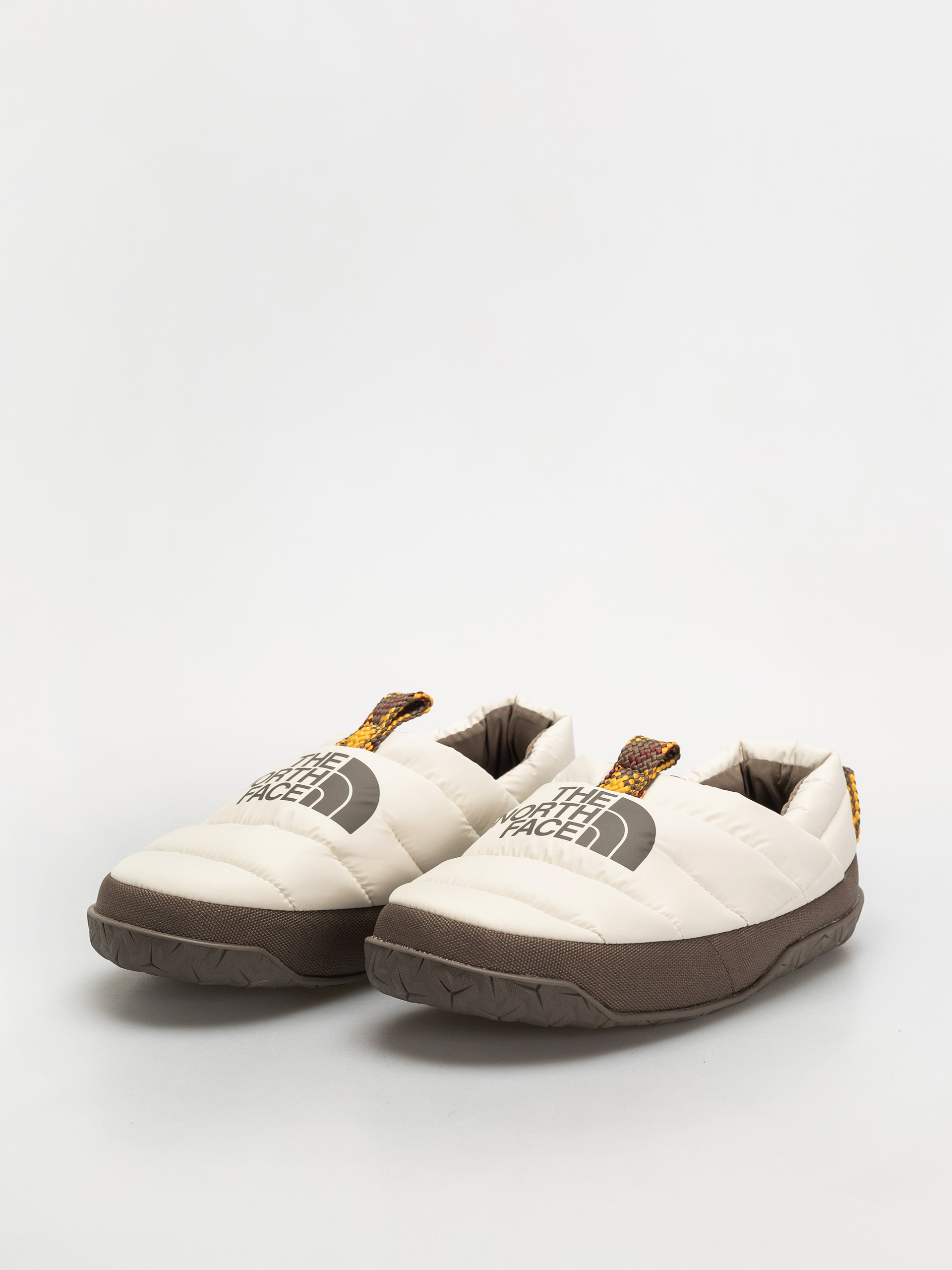 Pantofi The North Face Nuptse Mule Wmn (white dune/mocha brown)