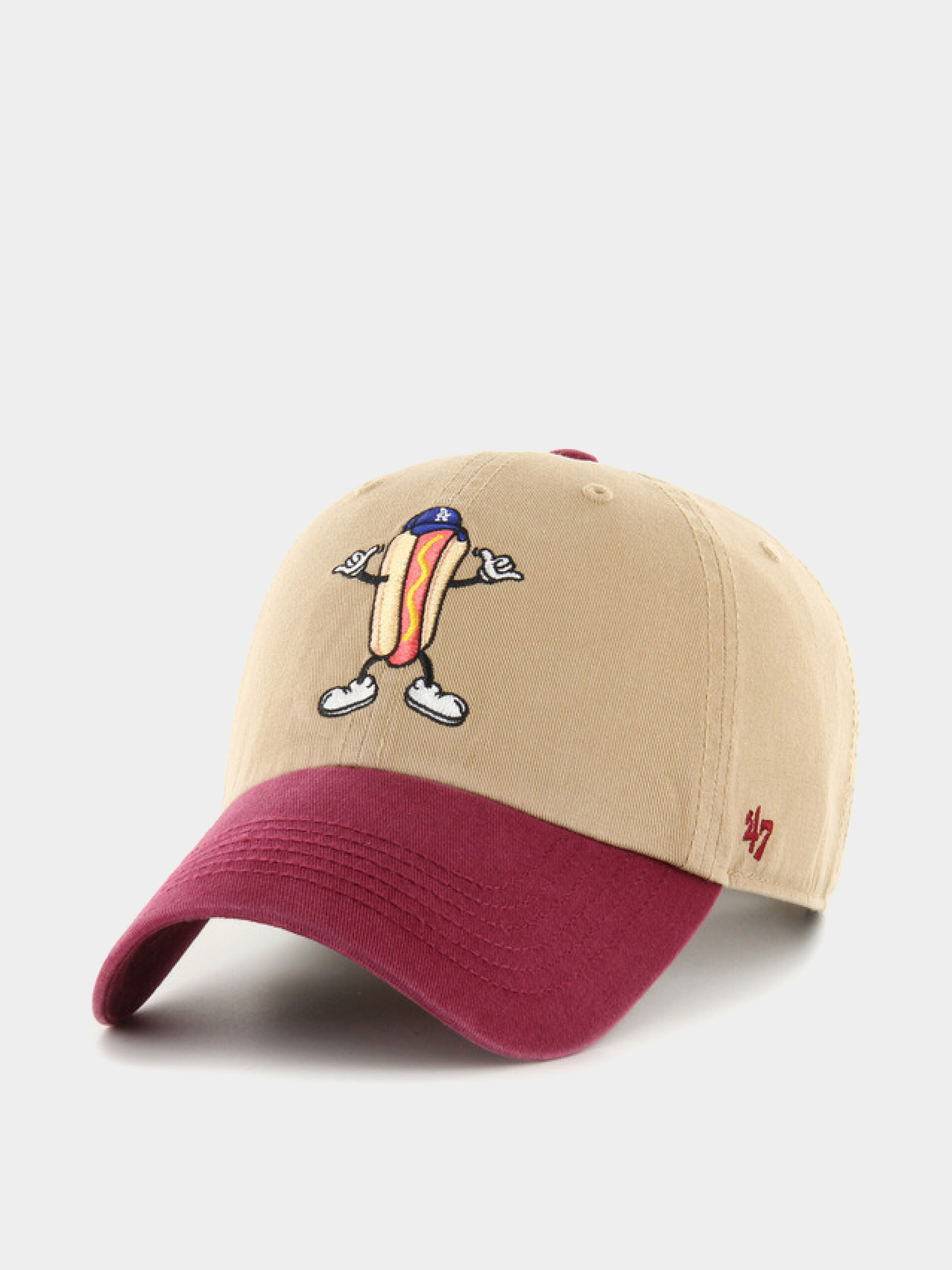 Șapcă 47 Brand MLB Los Angeles Dodgers Khaki Cartoon Icon (khaki)