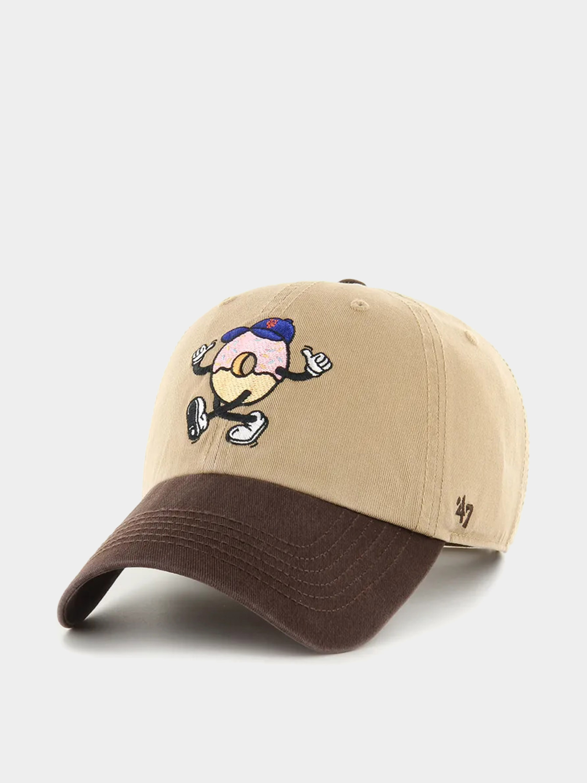 Șapcă 47 Brand MLB New York Mets Khaki Cartoon Icon (khaki)