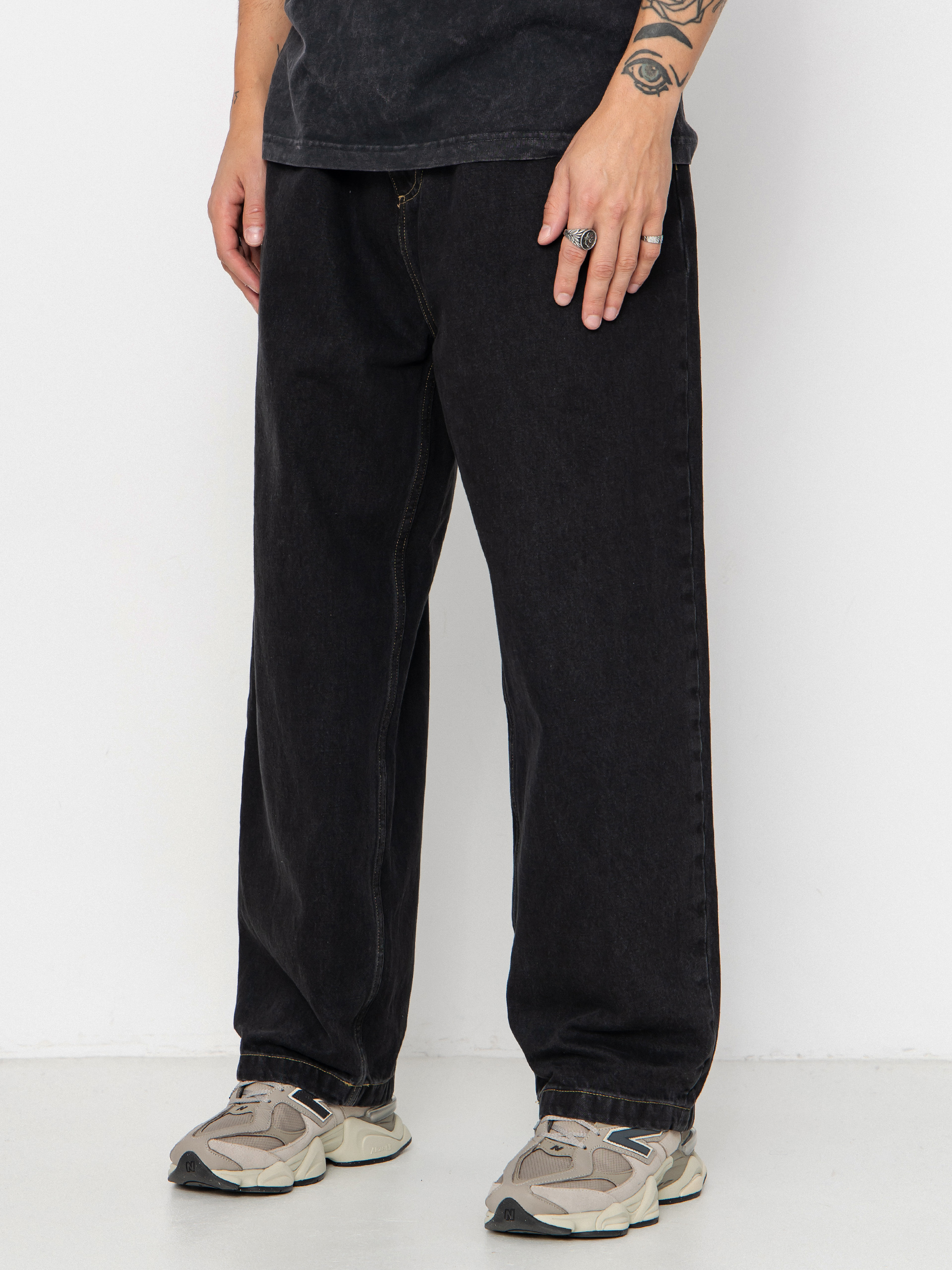 Pantaloni Carhartt WIP Brandon (black/stone washed)
