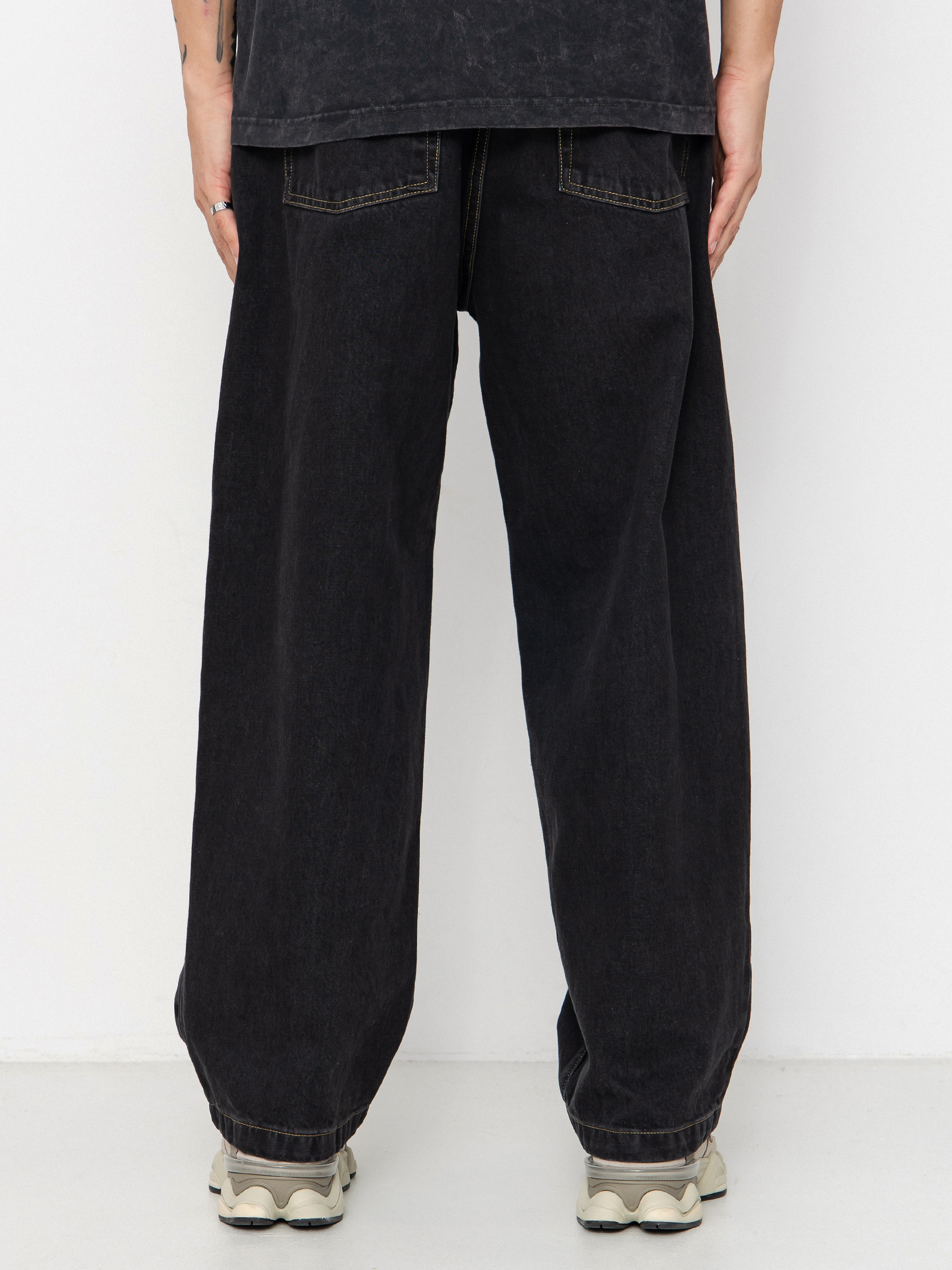 Pantaloni Carhartt WIP Brandon (black/stone washed)