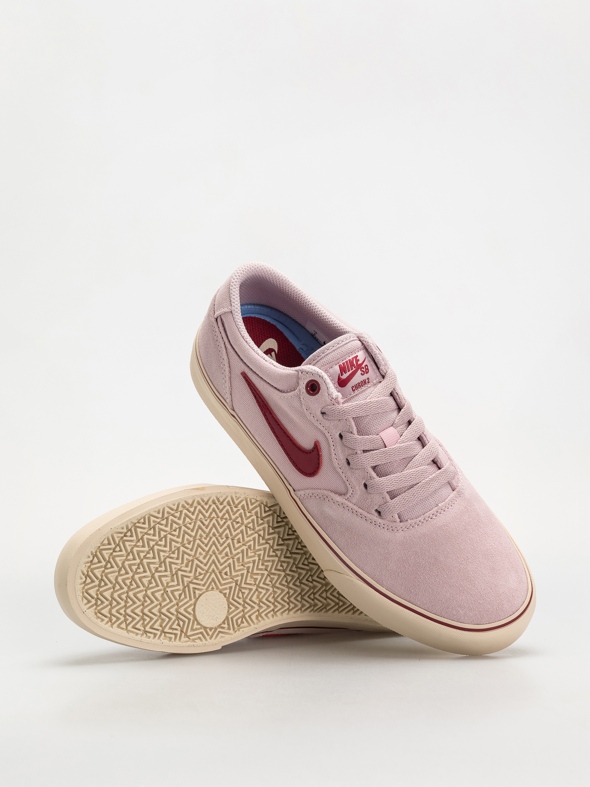 Pantofi Nike SB Chron 2 (pink foam/noble red pearl white)