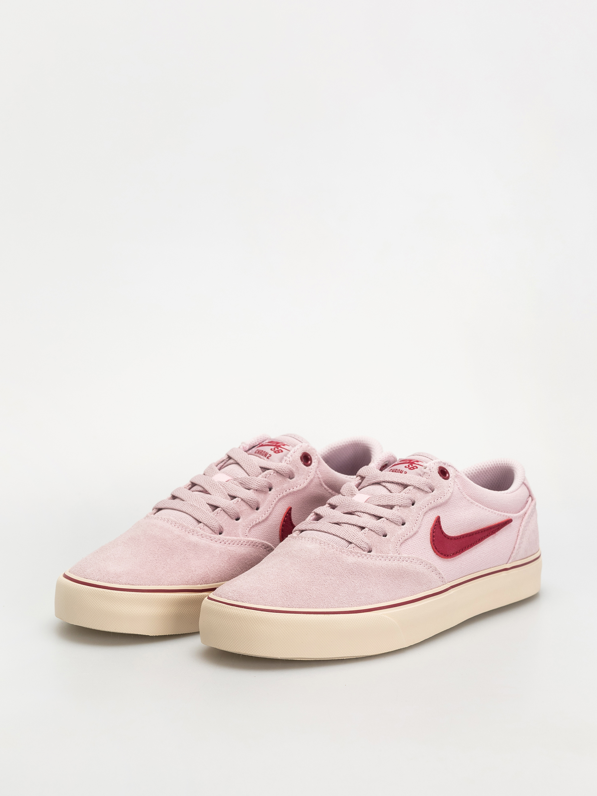 Pantofi Nike SB Chron 2 (pink foam/noble red pearl white)