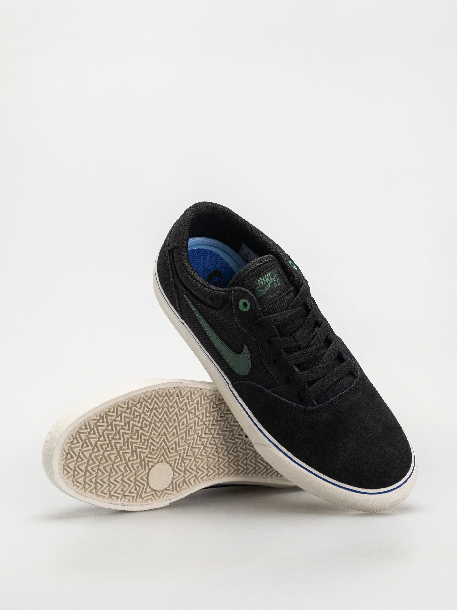 Pantofi Nike SB Chron 2 (black/fir sail racer blue)