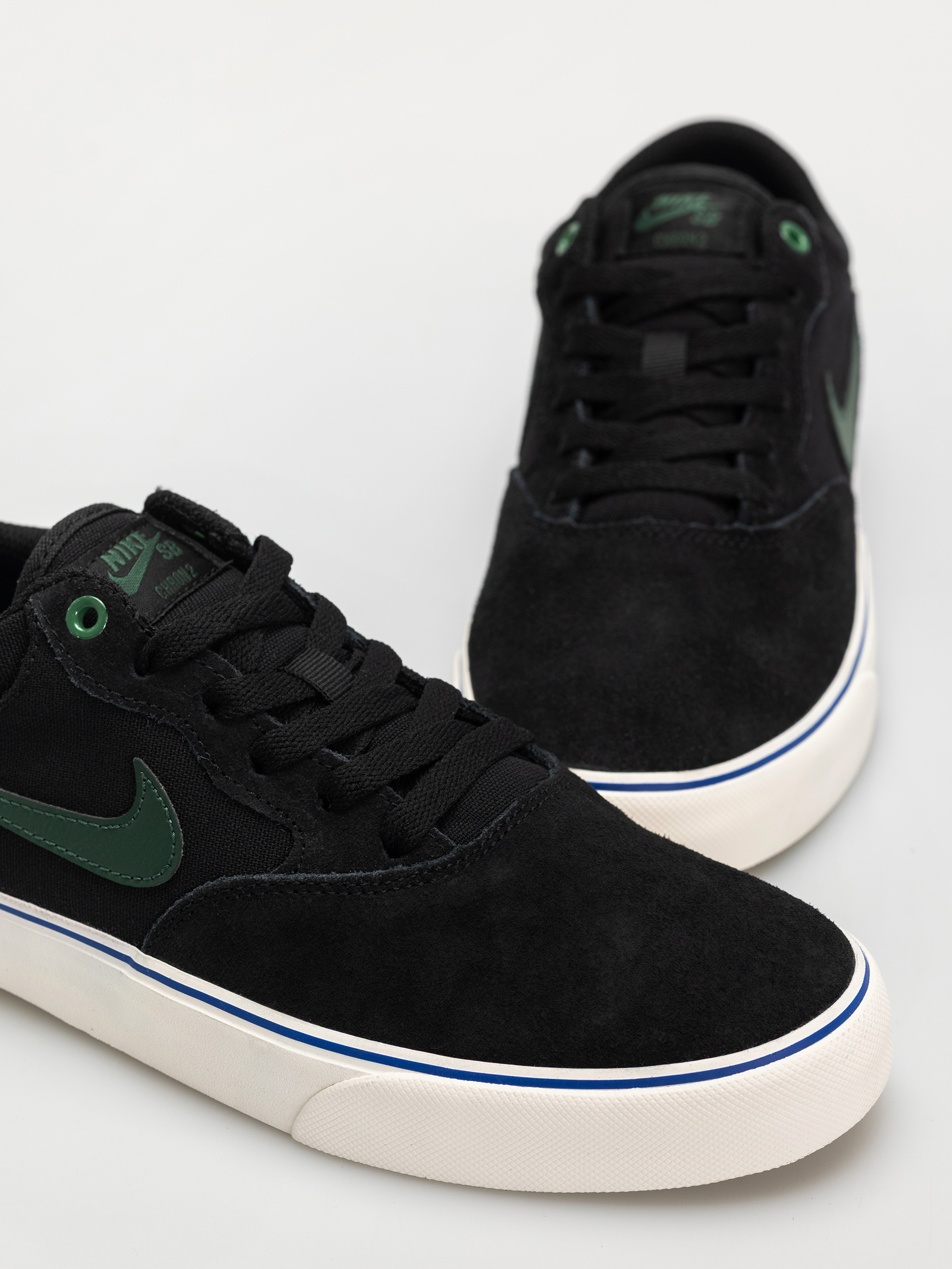 Pantofi Nike SB Chron 2 (black/fir sail racer blue)