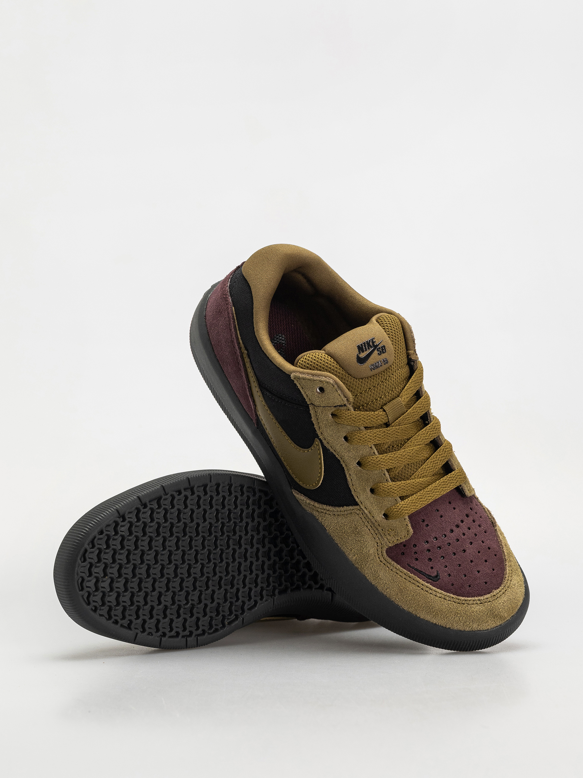 Pantofi Nike SB Force 58 (black/olive flak burgundy crush off noir)