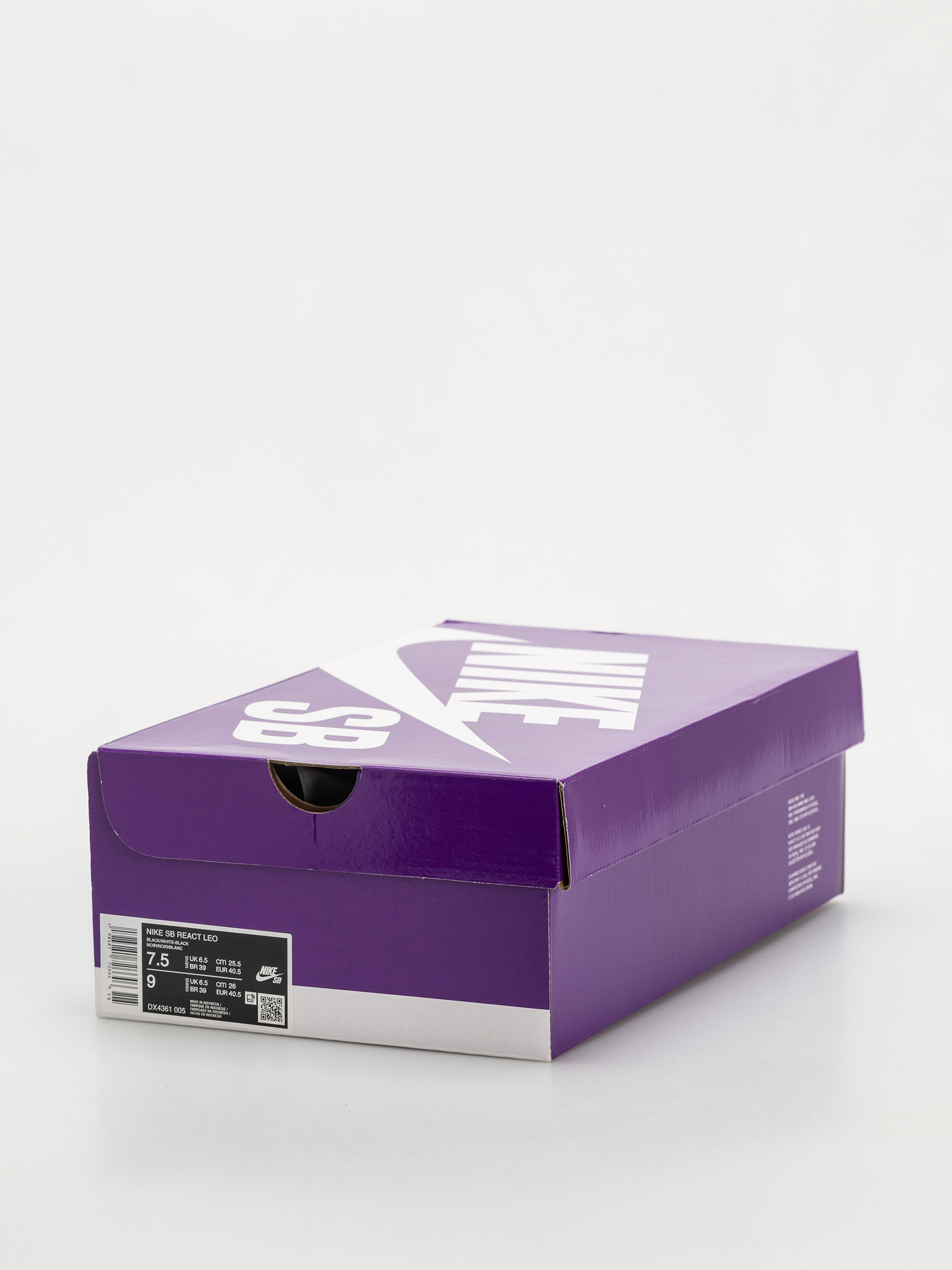 Pantofi Nike SB React Leo (black/white black gum light brown)