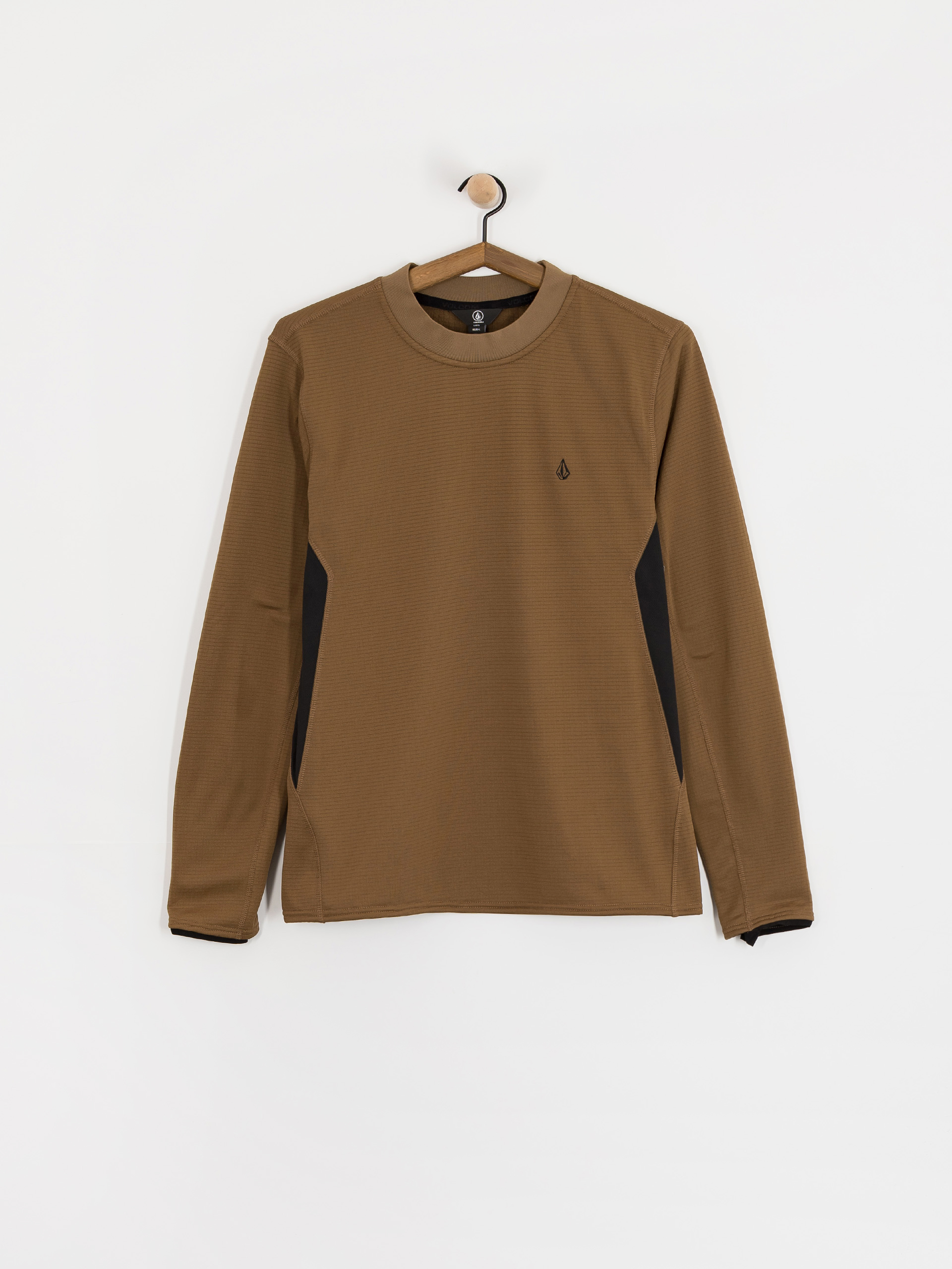 Pentru bărbați Hanorac termic Volcom Gridlock Crew Neck (bronze)