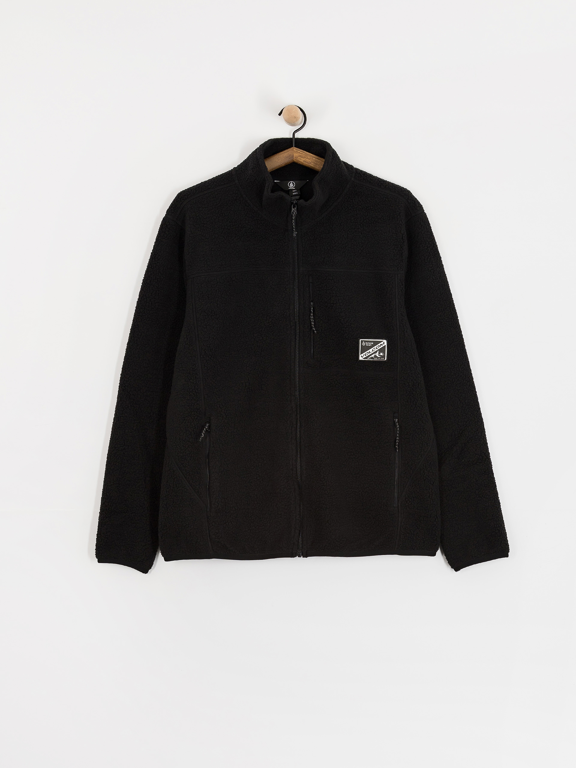 Pentru bărbați Hanorac din fleece Volcom Nelson Sherpa (black)