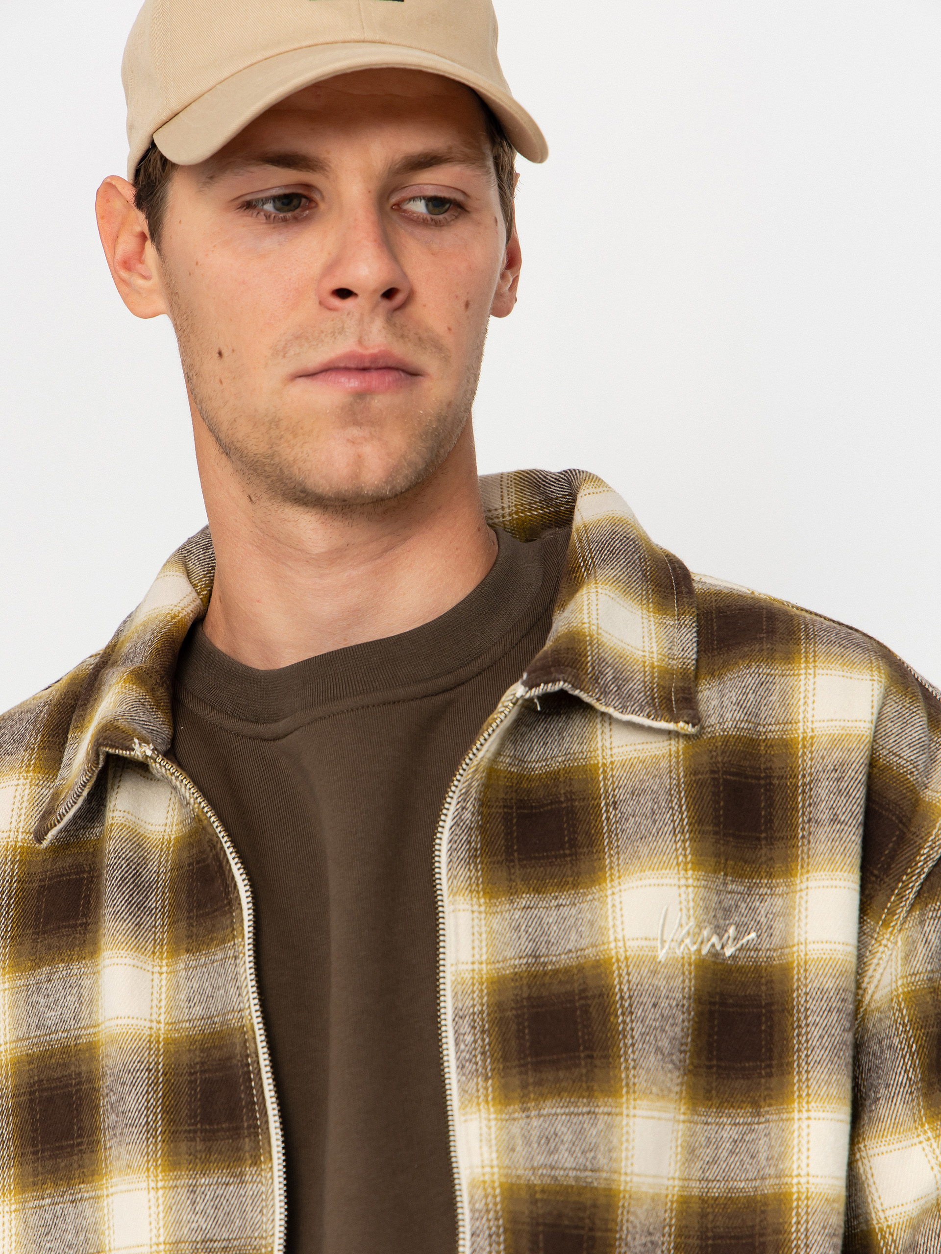 Cămașă Vans Crestmont Plaid Shacket (oatmeal)